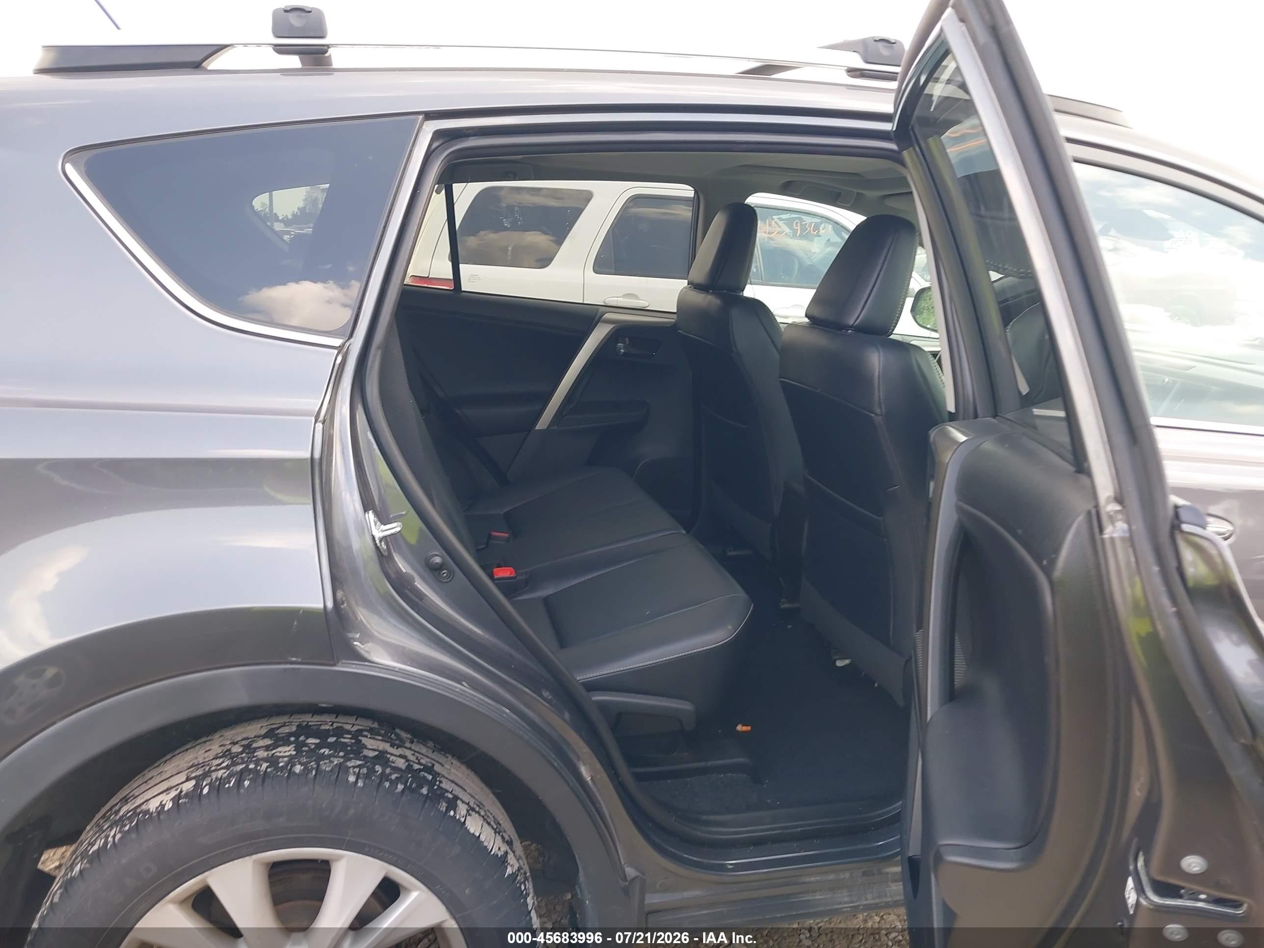 2014 Toyota Rav4 Limited Gray vin: 2T3DFREV7EW164650