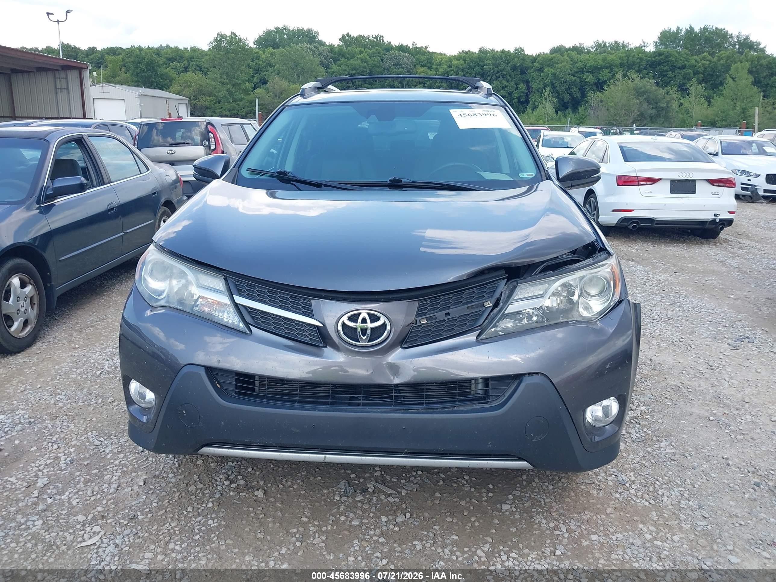 2014 Toyota Rav4 Limited Gray vin: 2T3DFREV7EW164650