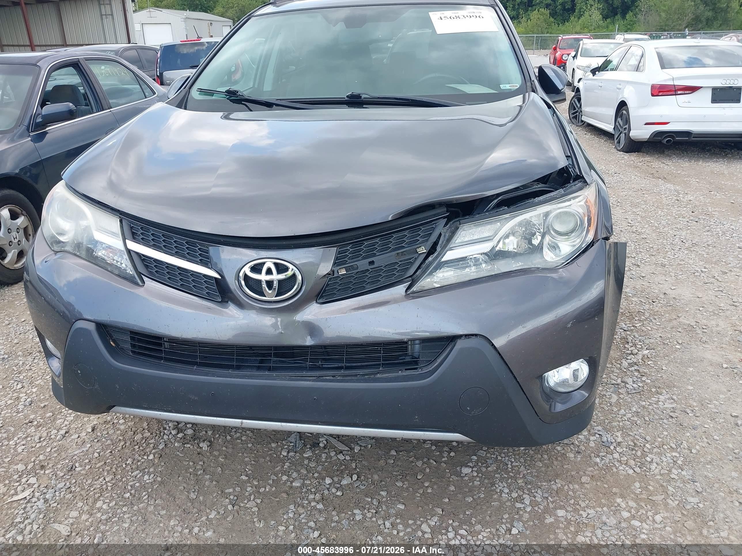 2014 Toyota Rav4 Limited Gray vin: 2T3DFREV7EW164650
