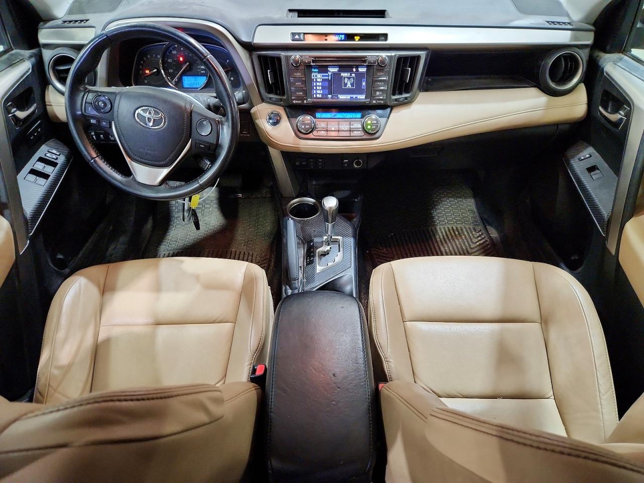 2014 Toyota Rav4 Limited Red vin: 2T3DFREV7EW171596