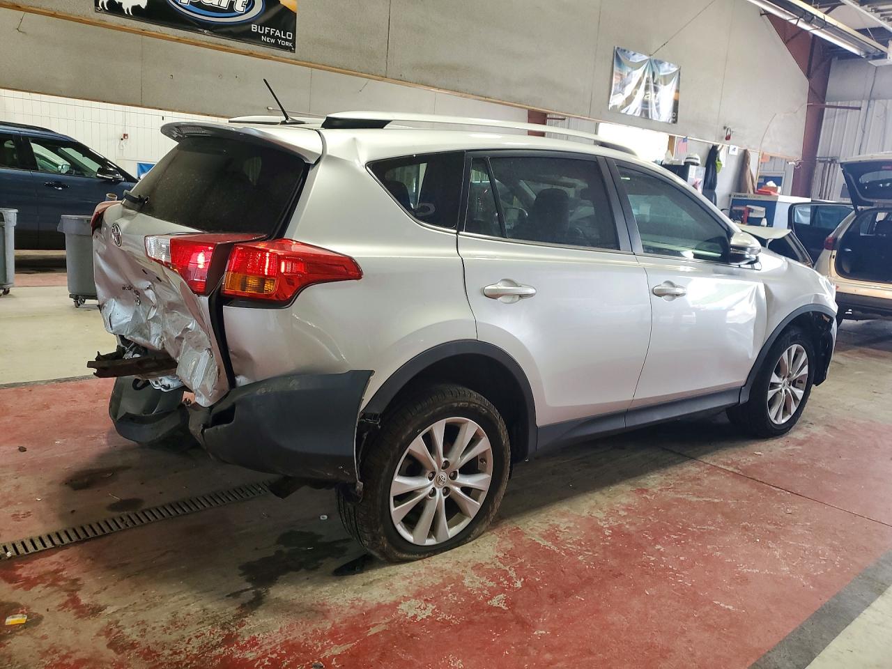 2014 Toyota Rav4 Limited Silver vin: 2T3DFREV7EW193789