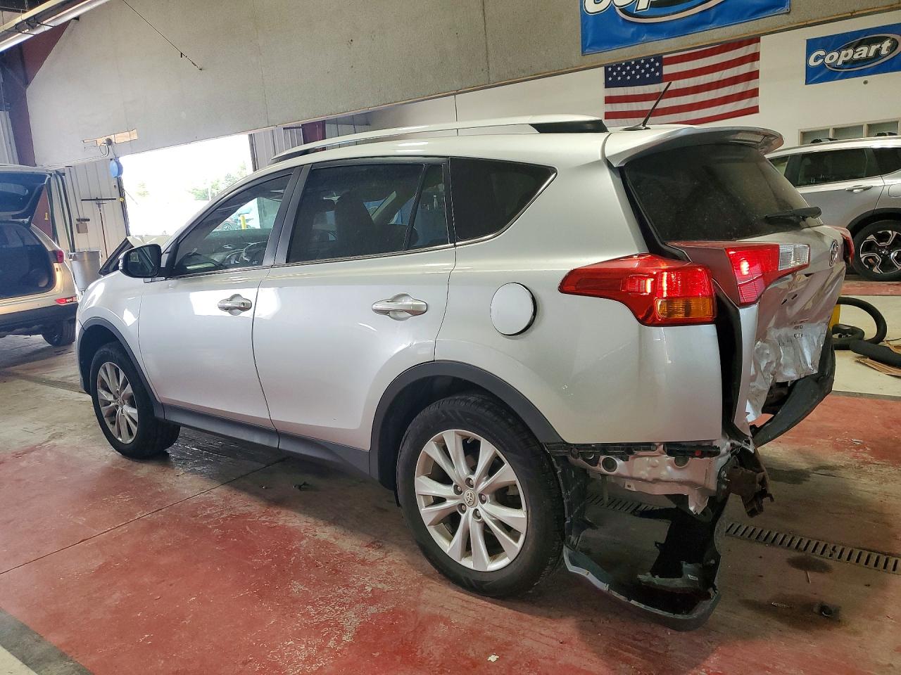 2014 Toyota Rav4 Limited Silver vin: 2T3DFREV7EW193789