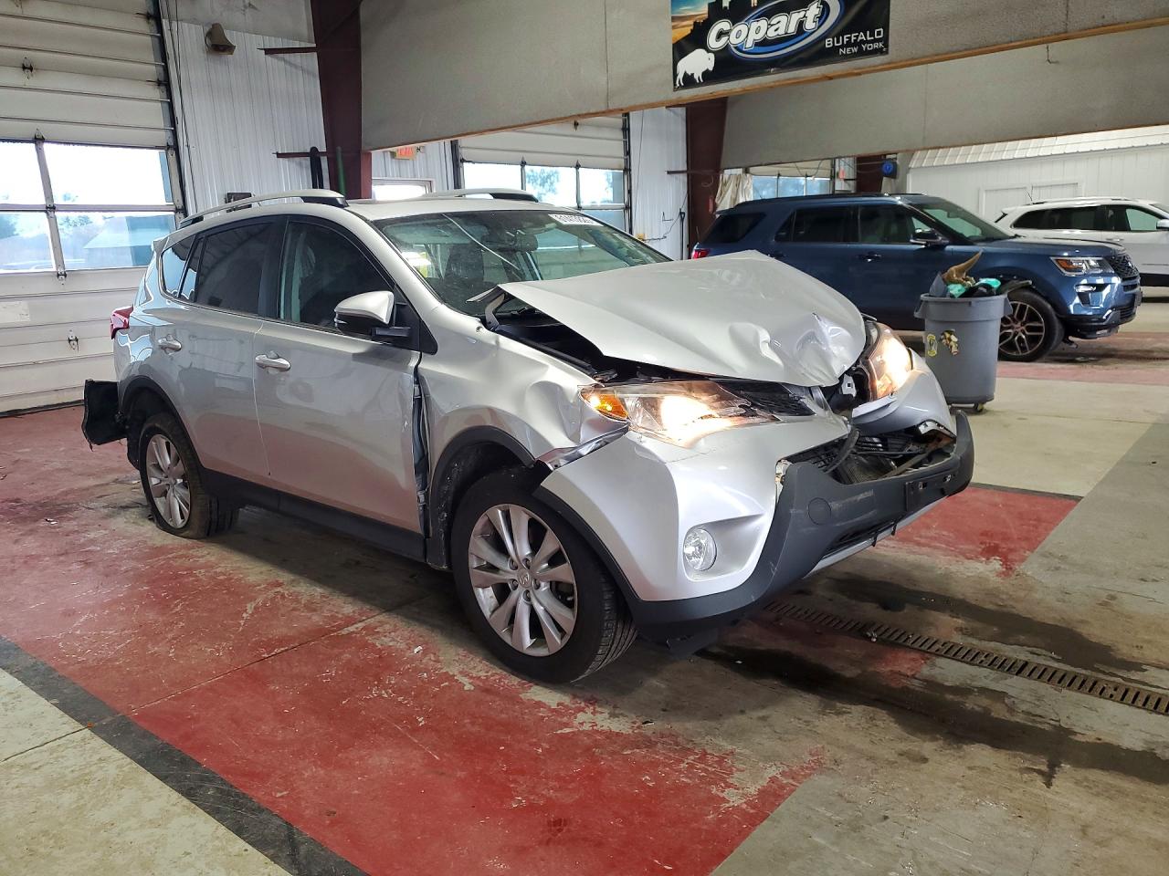 2014 Toyota Rav4 Limited Silver vin: 2T3DFREV7EW193789