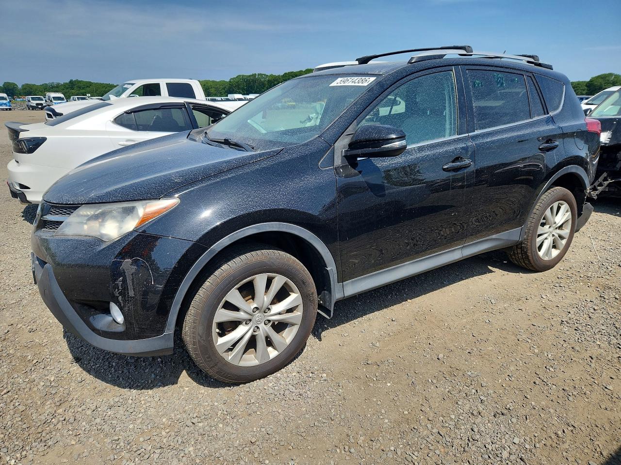 2014 Toyota Rav4 Limited Black vin: 2T3DFREV7EW198071