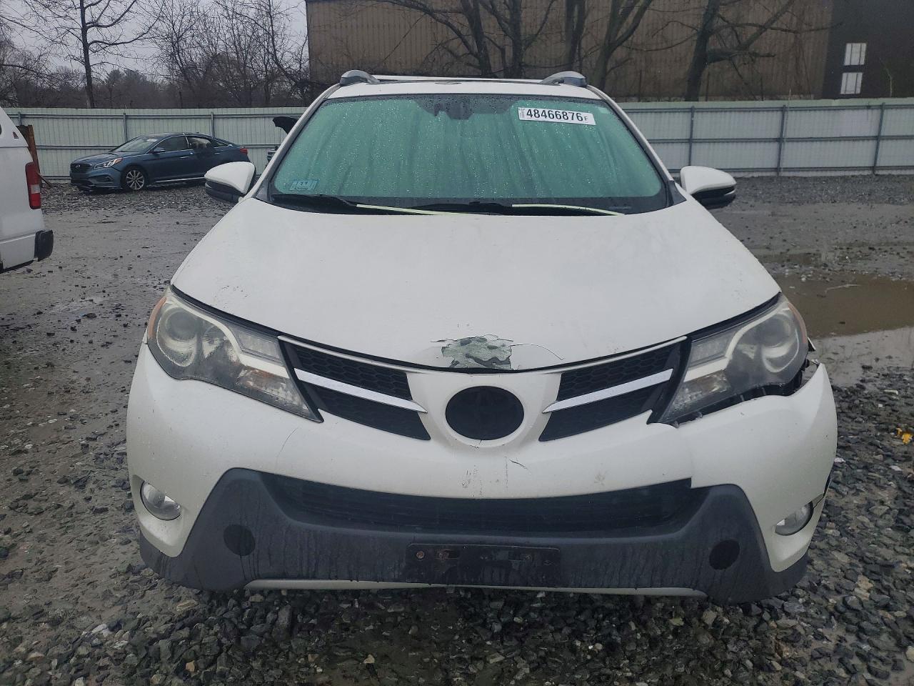 2014 Toyota Rav4 Limited White vin: 2T3DFREV7EW202992