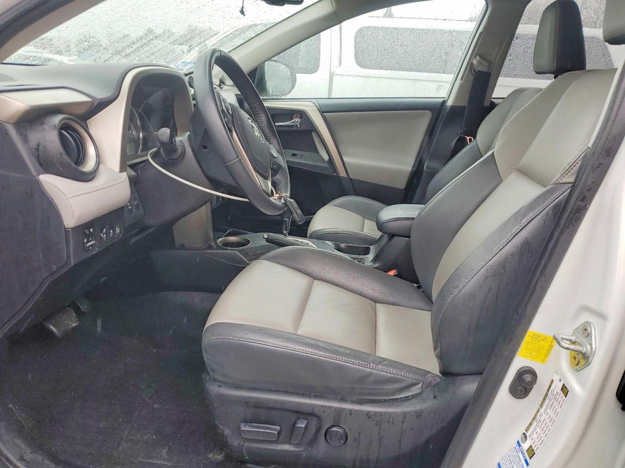2014 Toyota Rav4 Limited White vin: 2T3DFREV7EW202992