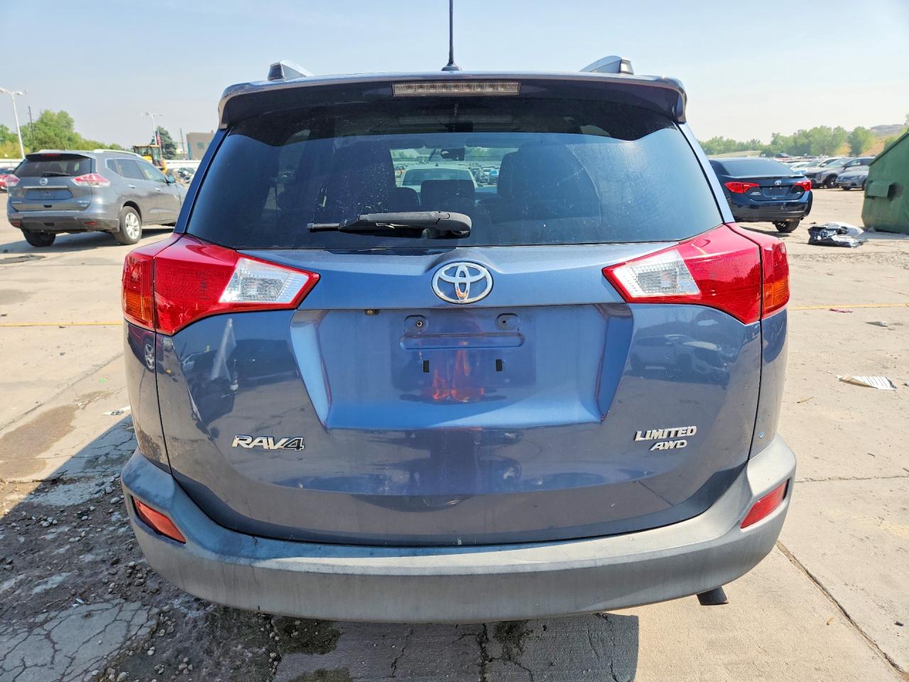 2014 Toyota Rav4 Limited Blue vin: 2T3DFREV7EW214303