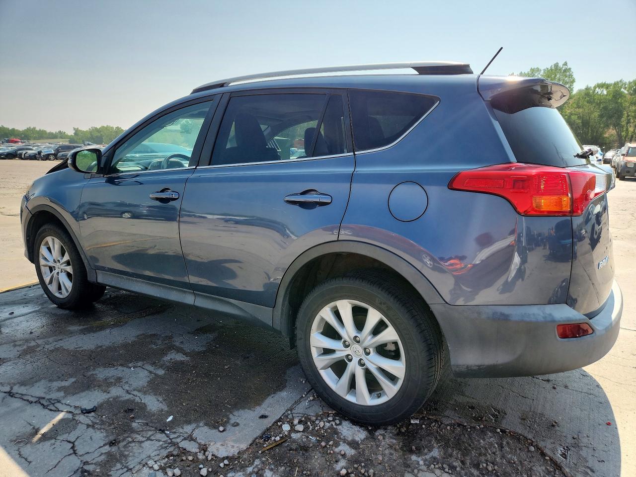 2014 Toyota Rav4 Limited Blue vin: 2T3DFREV7EW214303