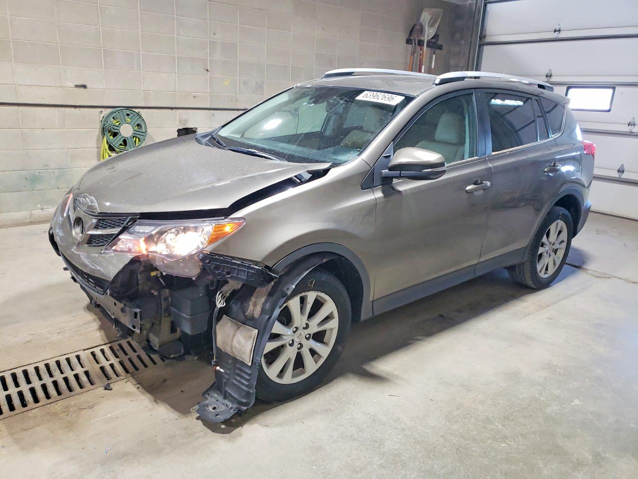 2014 Toyota Rav4 Limited Brown vin: 2T3DFREV7EW218206