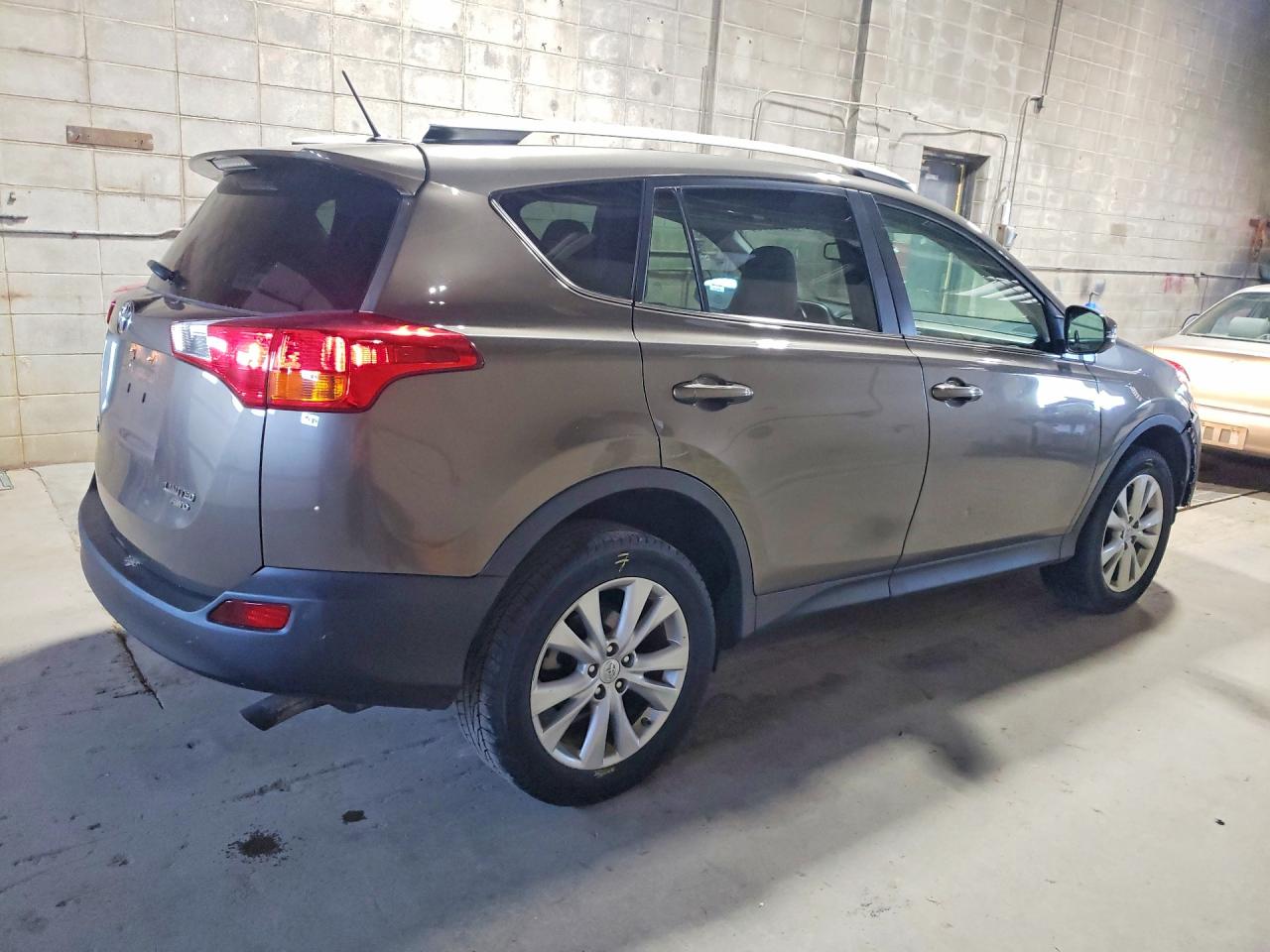 2014 Toyota Rav4 Limited Brown vin: 2T3DFREV7EW218206