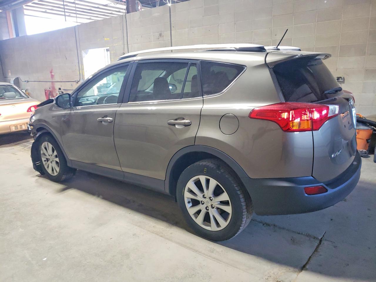2014 Toyota Rav4 Limited Brown vin: 2T3DFREV7EW218206