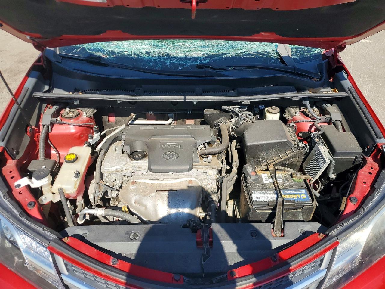 2014 Toyota Rav4 Limited Red vin: 2T3DFREV7EW226063