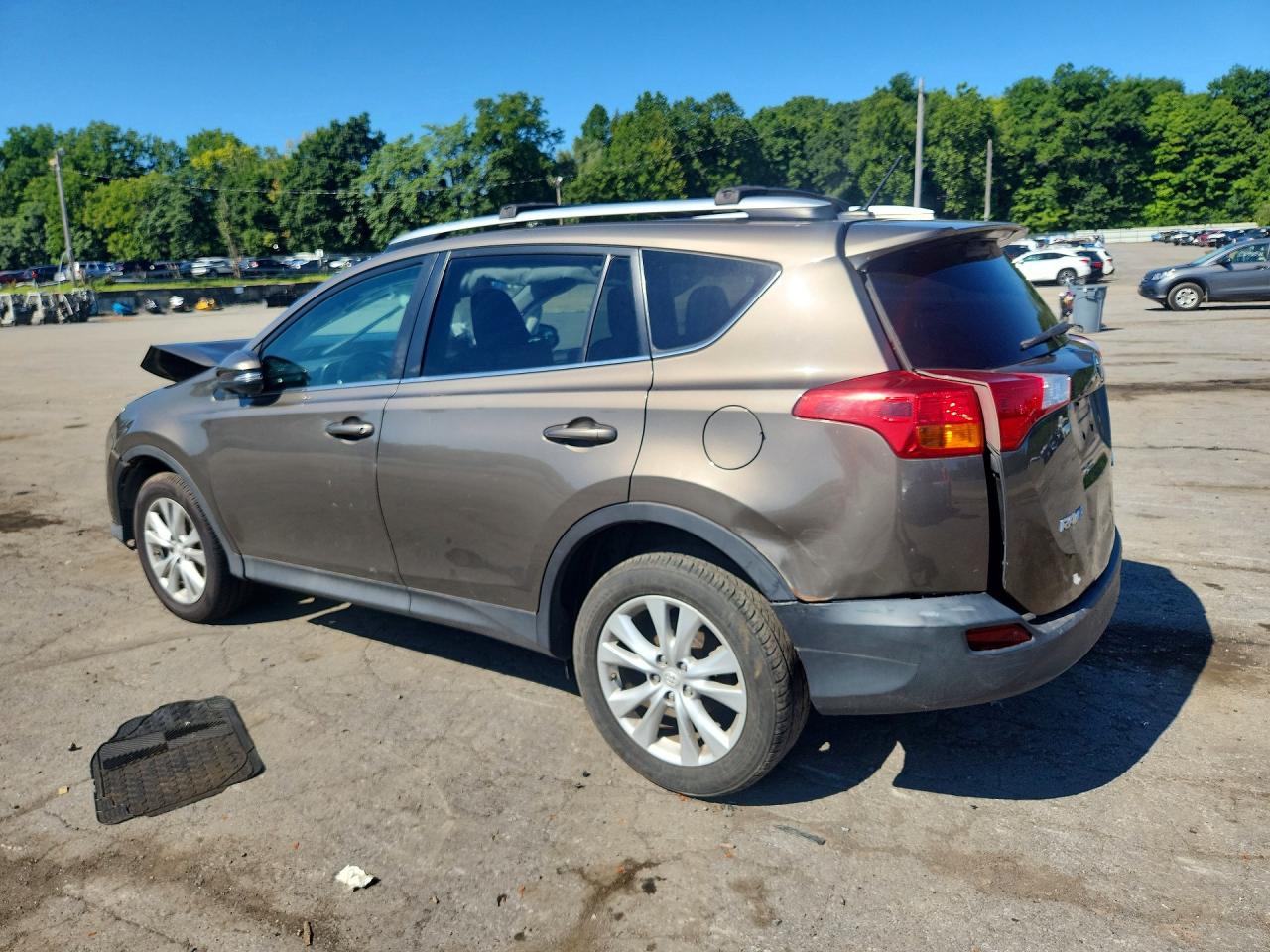 2015 Toyota Rav4 Limited Brown vin: 2T3DFREV7FW338914