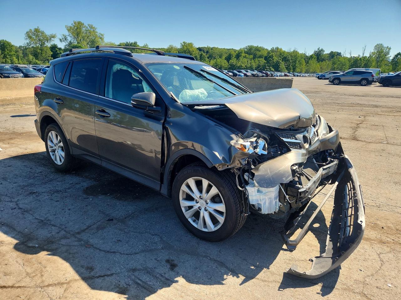 2015 Toyota Rav4 Limited Brown vin: 2T3DFREV7FW338914