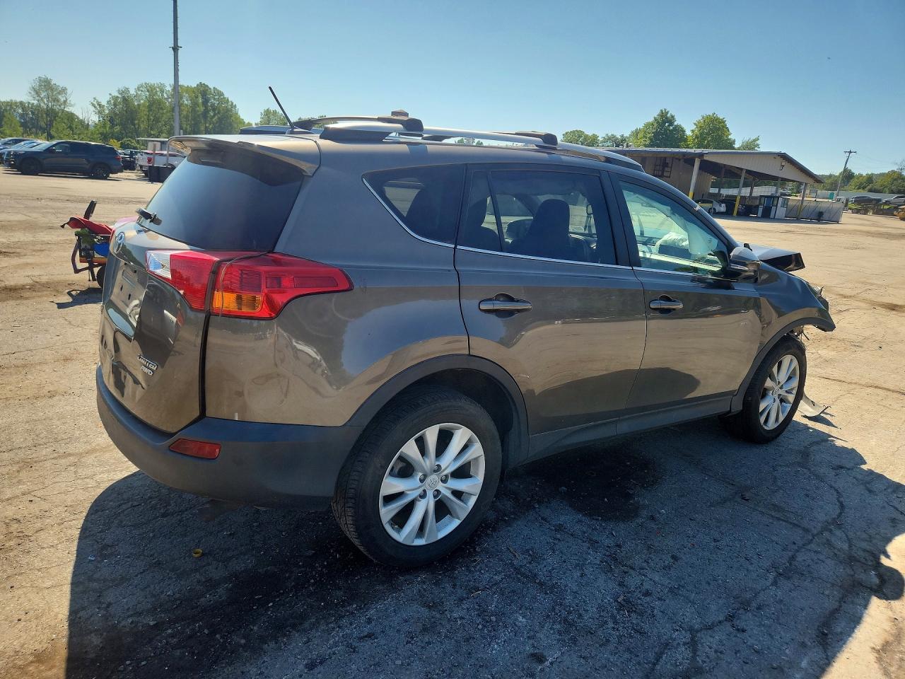 2015 Toyota Rav4 Limited Brown vin: 2T3DFREV7FW338914