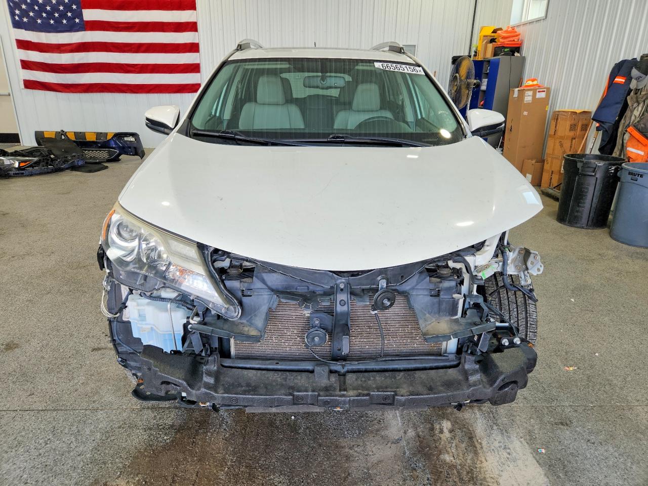 2015 Toyota Rav4 Limited Белый vin: 2T3DFREV7FW348228