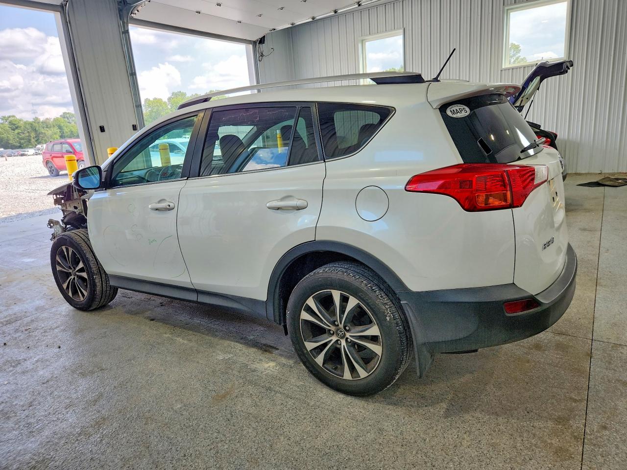 2015 Toyota Rav4 Limited Белый vin: 2T3DFREV7FW348228