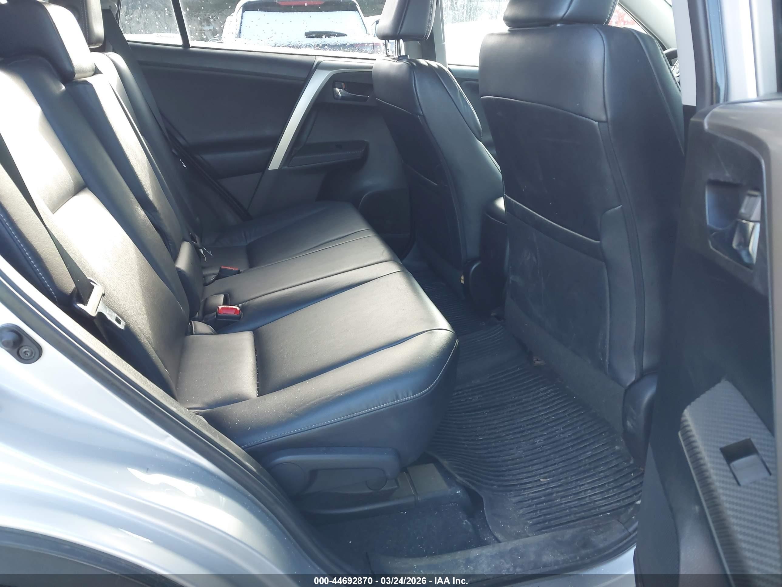 2015 Toyota Rav4 Limited Silver vin: 2T3DFREV7FW375722