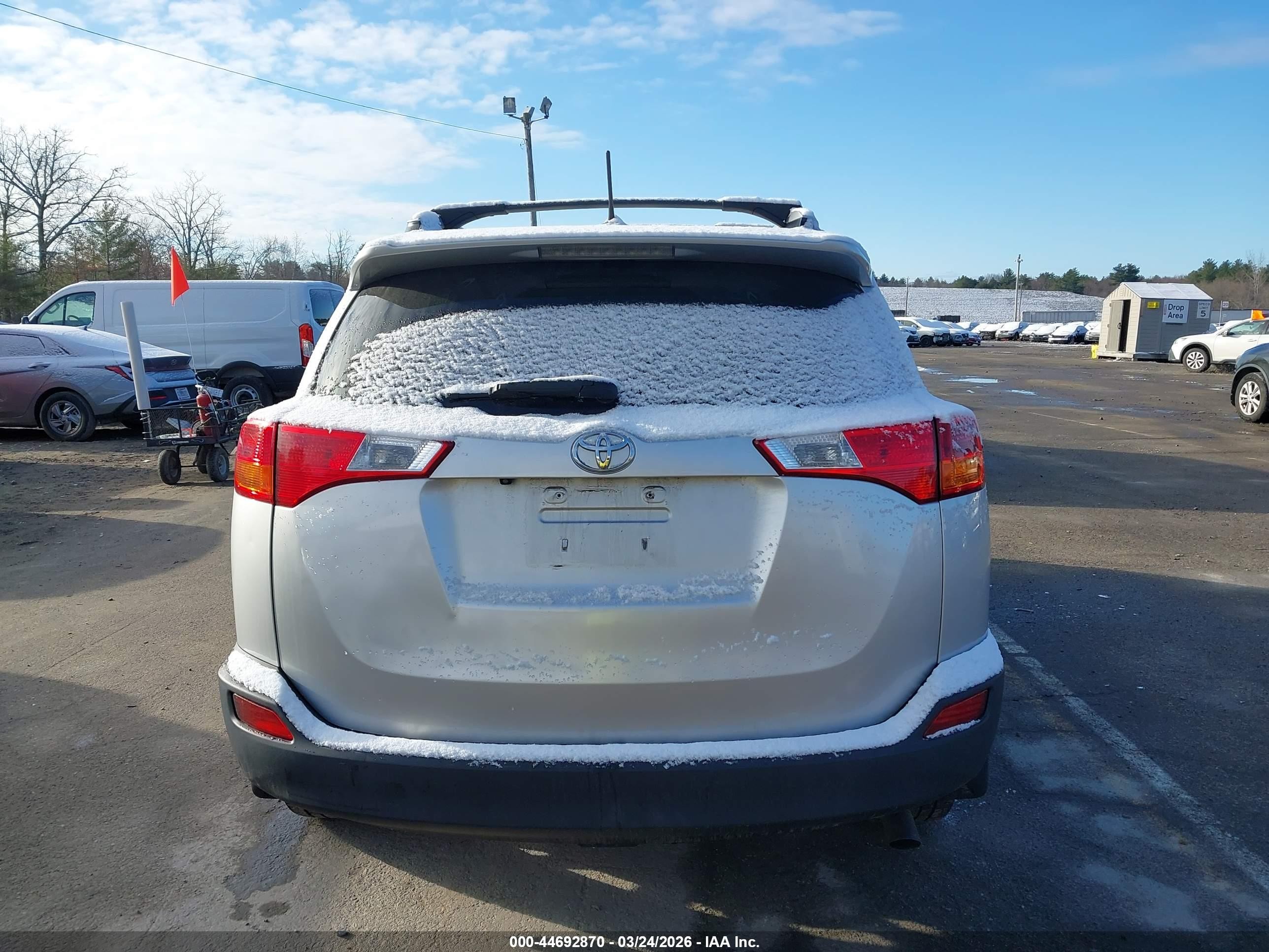 2015 Toyota Rav4 Limited Silver vin: 2T3DFREV7FW375722