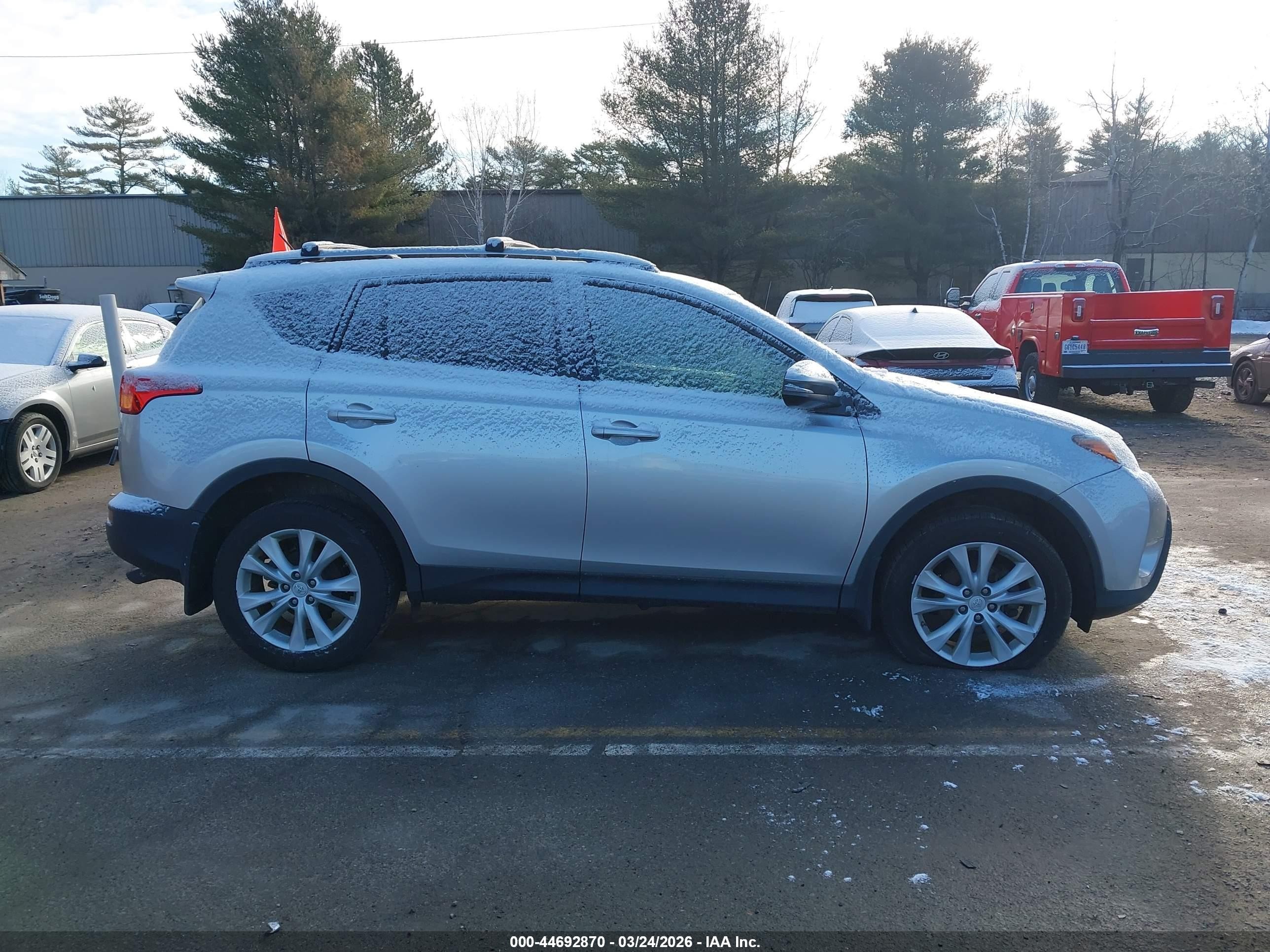 2015 Toyota Rav4 Limited Silver vin: 2T3DFREV7FW375722