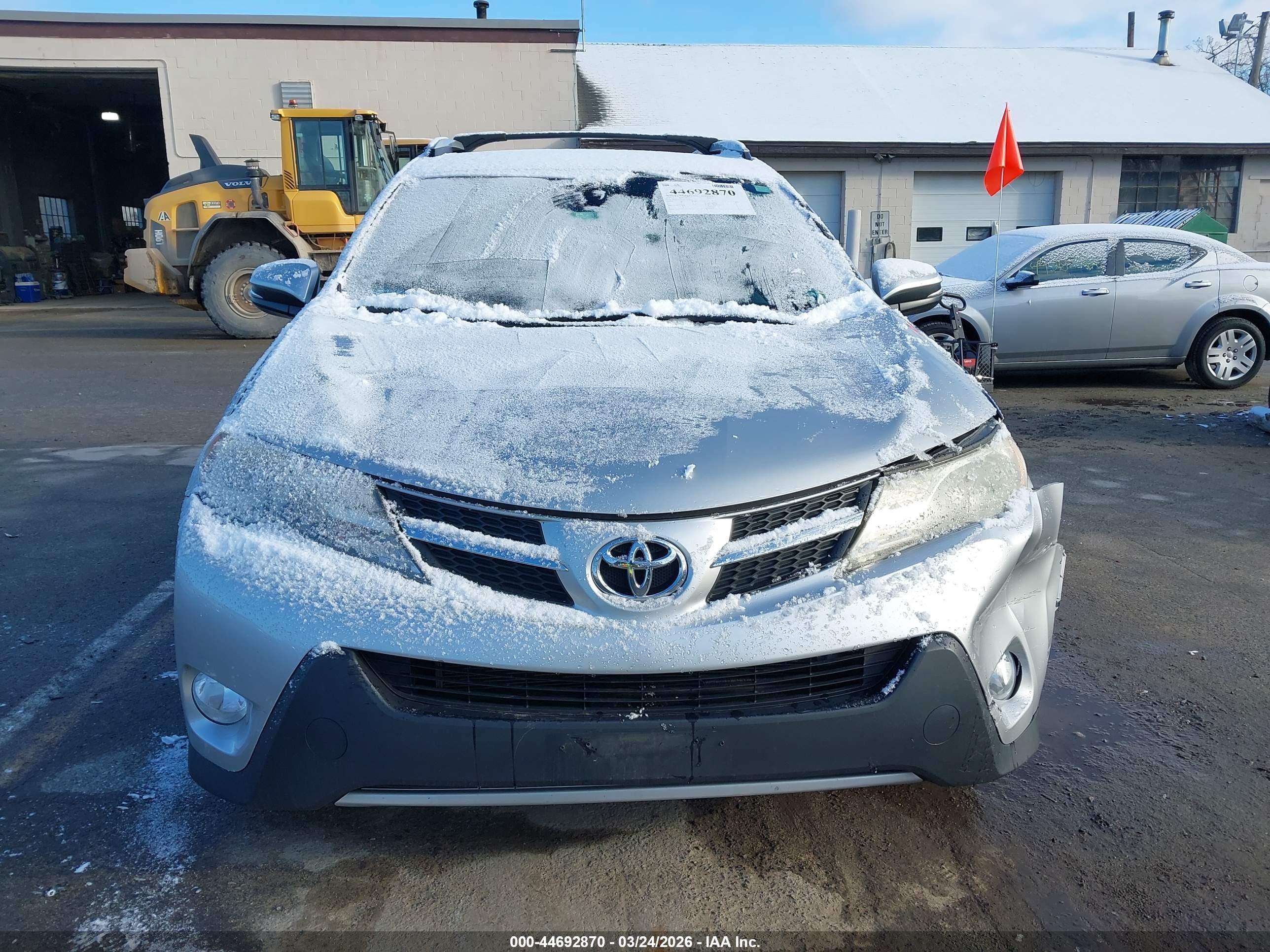2015 Toyota Rav4 Limited Silver vin: 2T3DFREV7FW375722