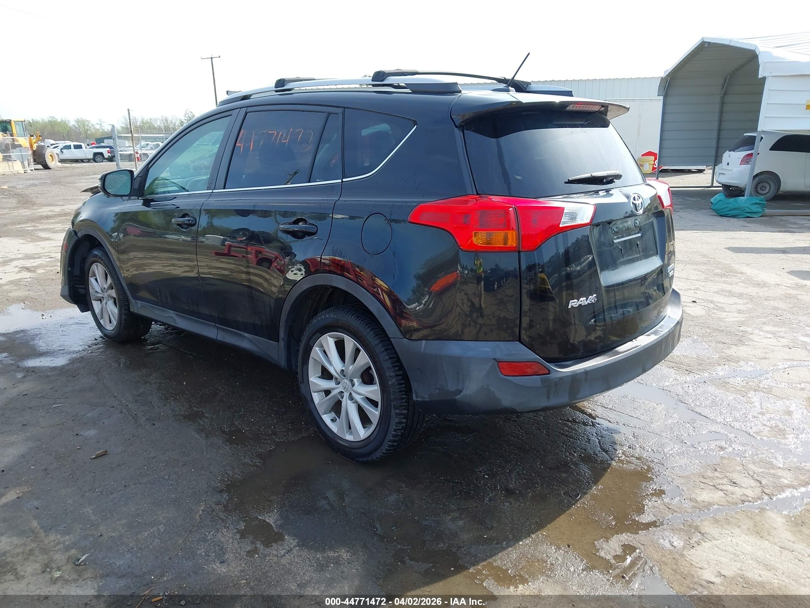 2015 Toyota Rav4 Limited Black vin: 2T3DFREV7FW381584