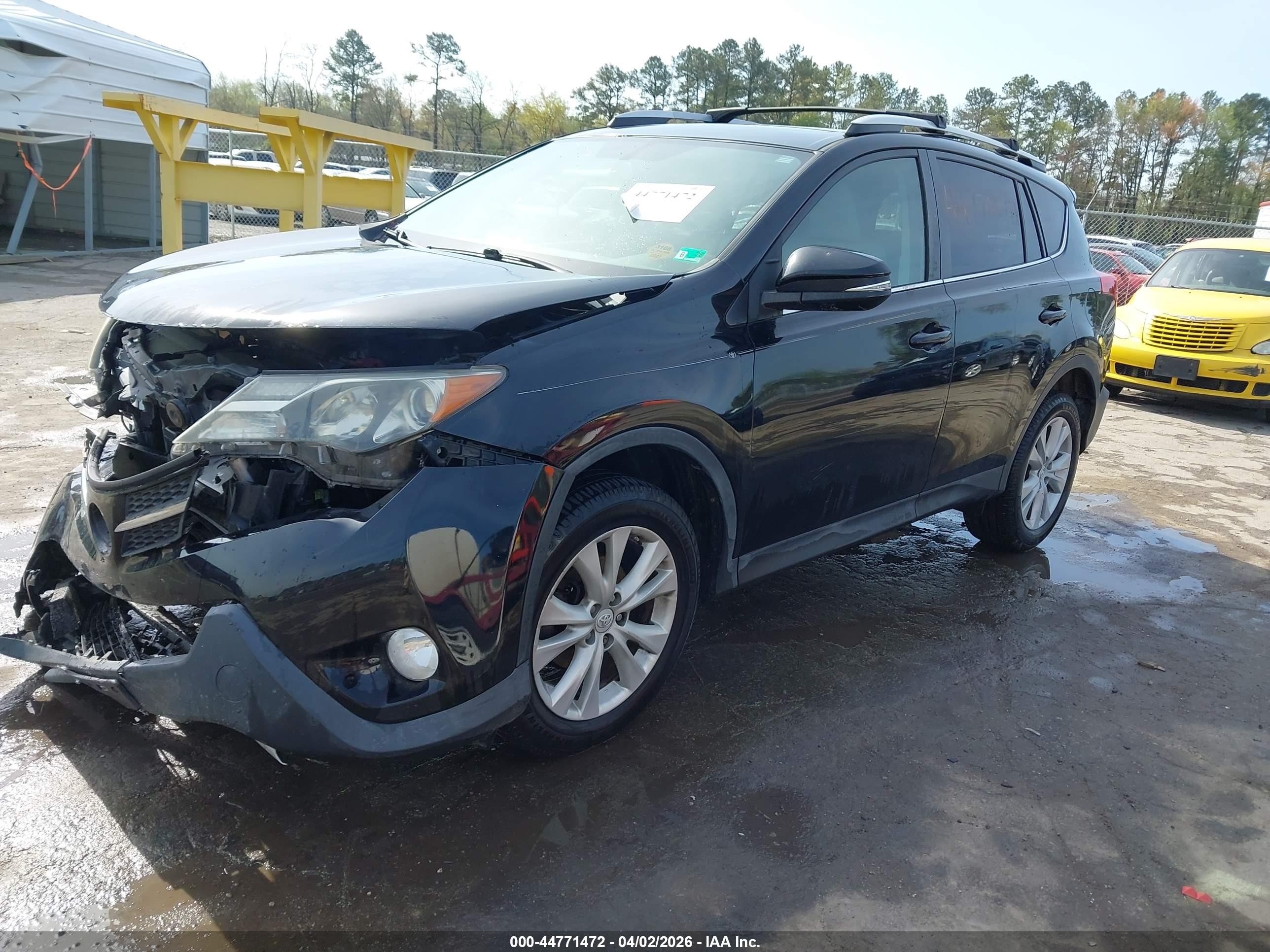 2015 Toyota Rav4 Limited Black vin: 2T3DFREV7FW381584