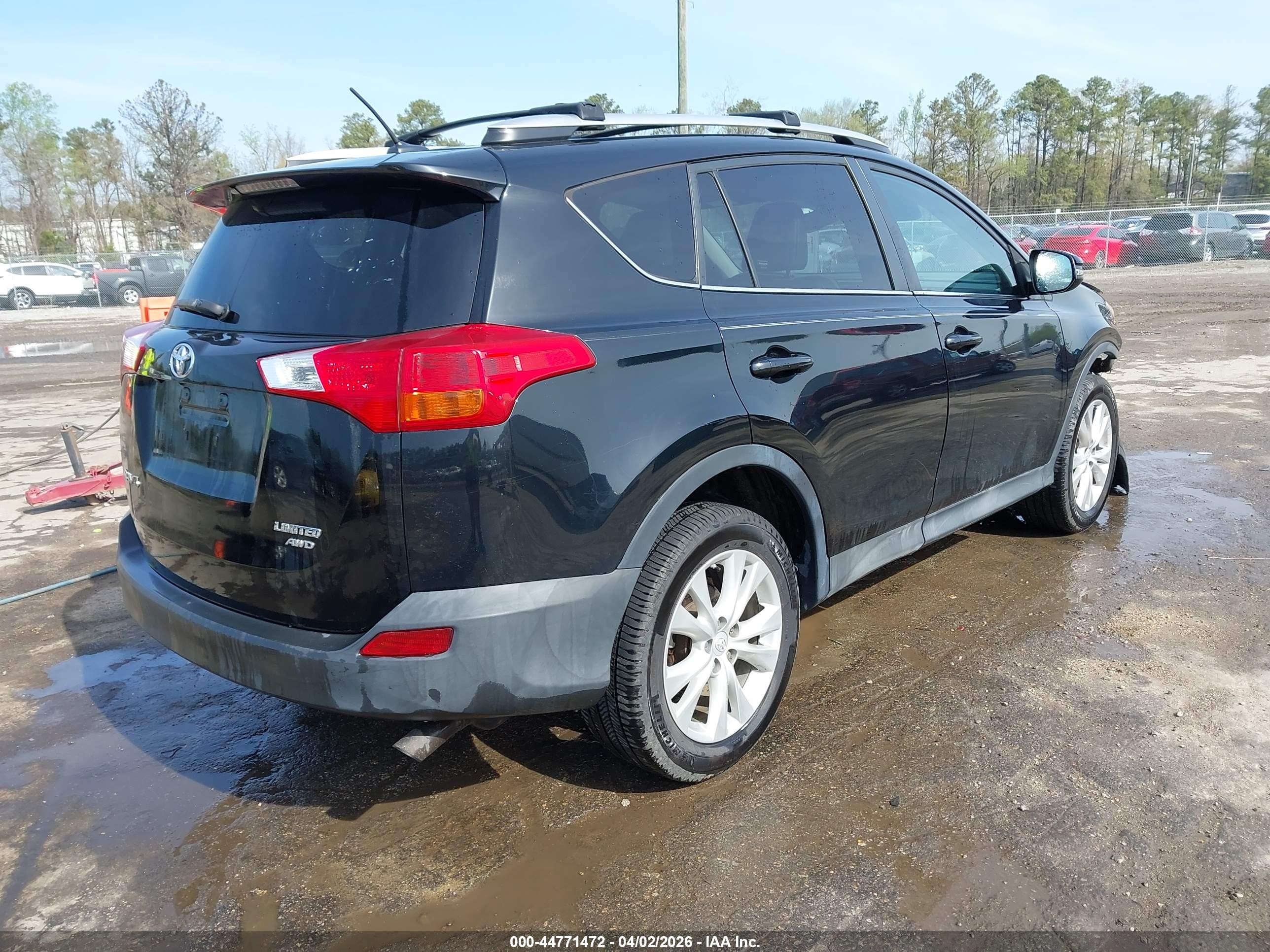 2015 Toyota Rav4 Limited Black vin: 2T3DFREV7FW381584