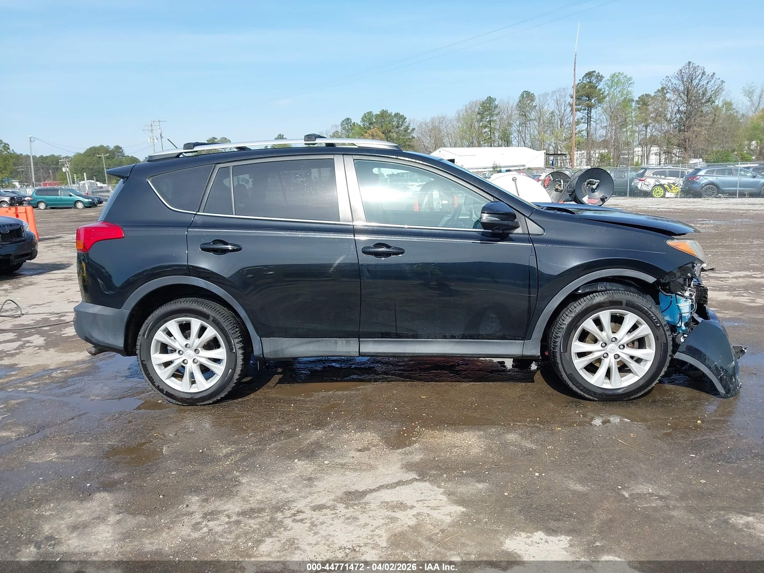 2015 Toyota Rav4 Limited Black vin: 2T3DFREV7FW381584