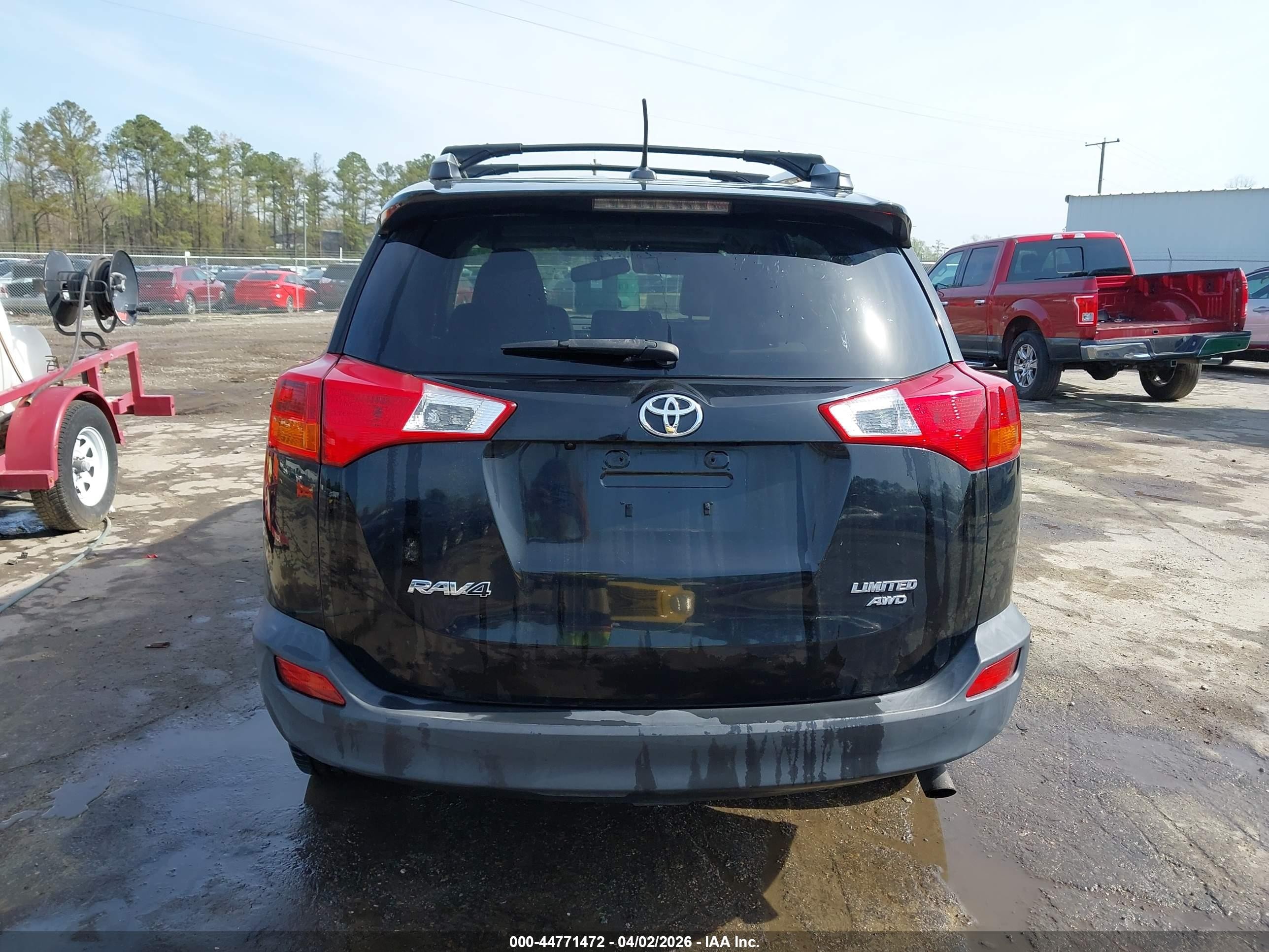 2015 Toyota Rav4 Limited Black vin: 2T3DFREV7FW381584