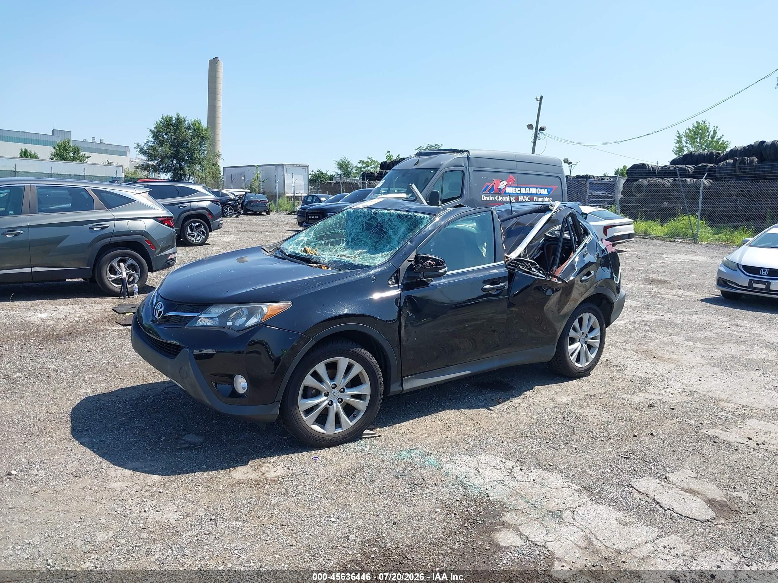 2013 Toyota Rav4 Limited Black vin: 2T3DFREV8DW011127