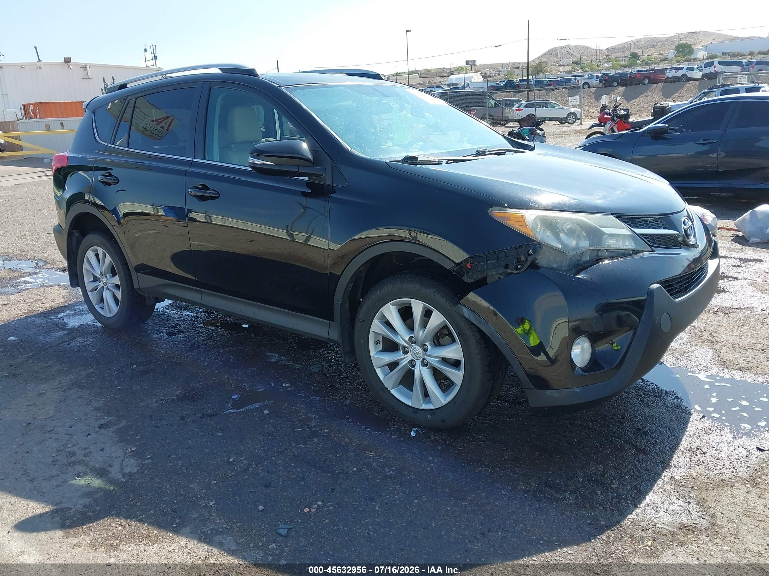 2013 Toyota Rav4 Limited Black vin: 2T3DFREV8DW019308
