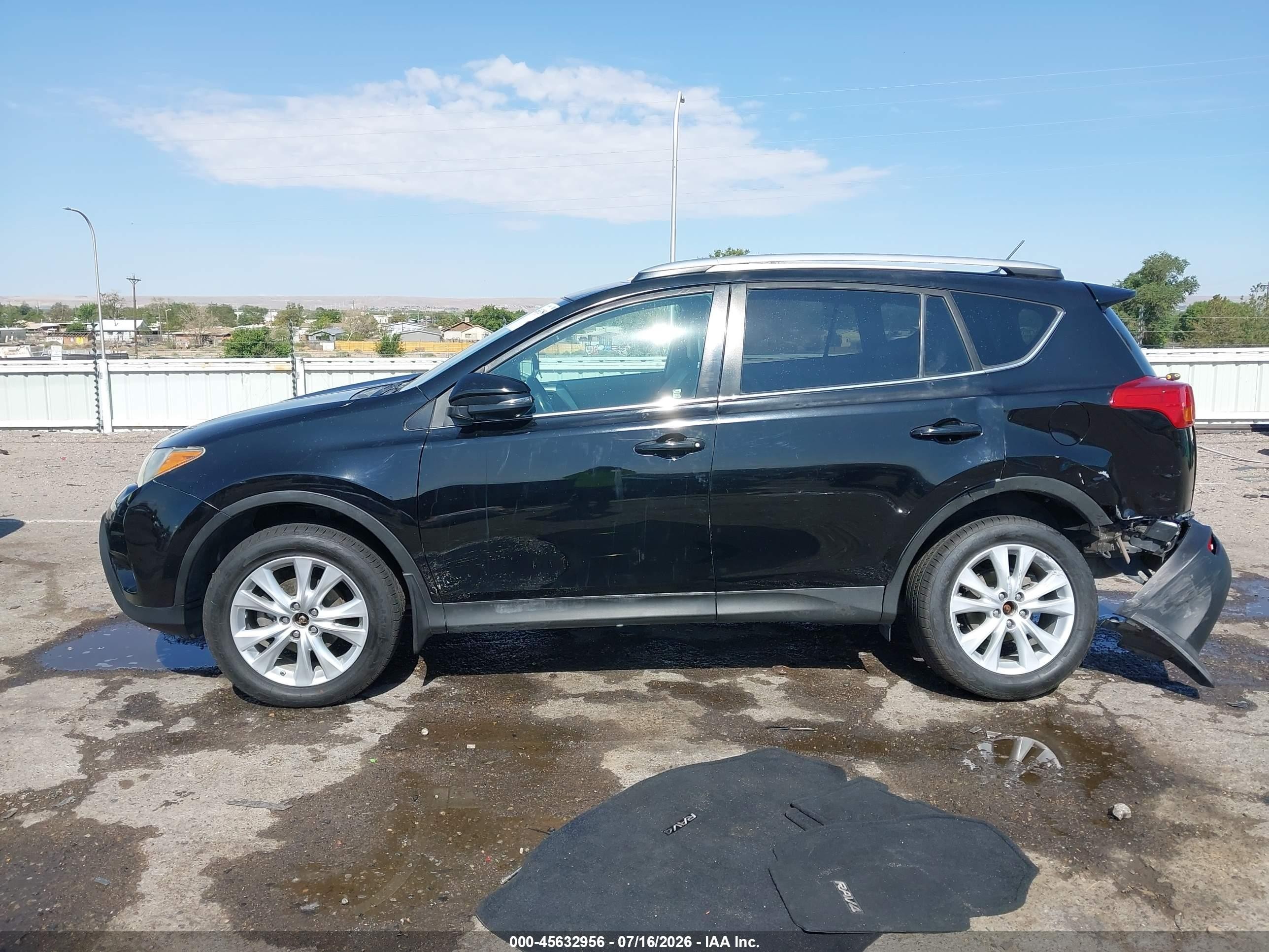 2013 Toyota Rav4 Limited Black vin: 2T3DFREV8DW019308
