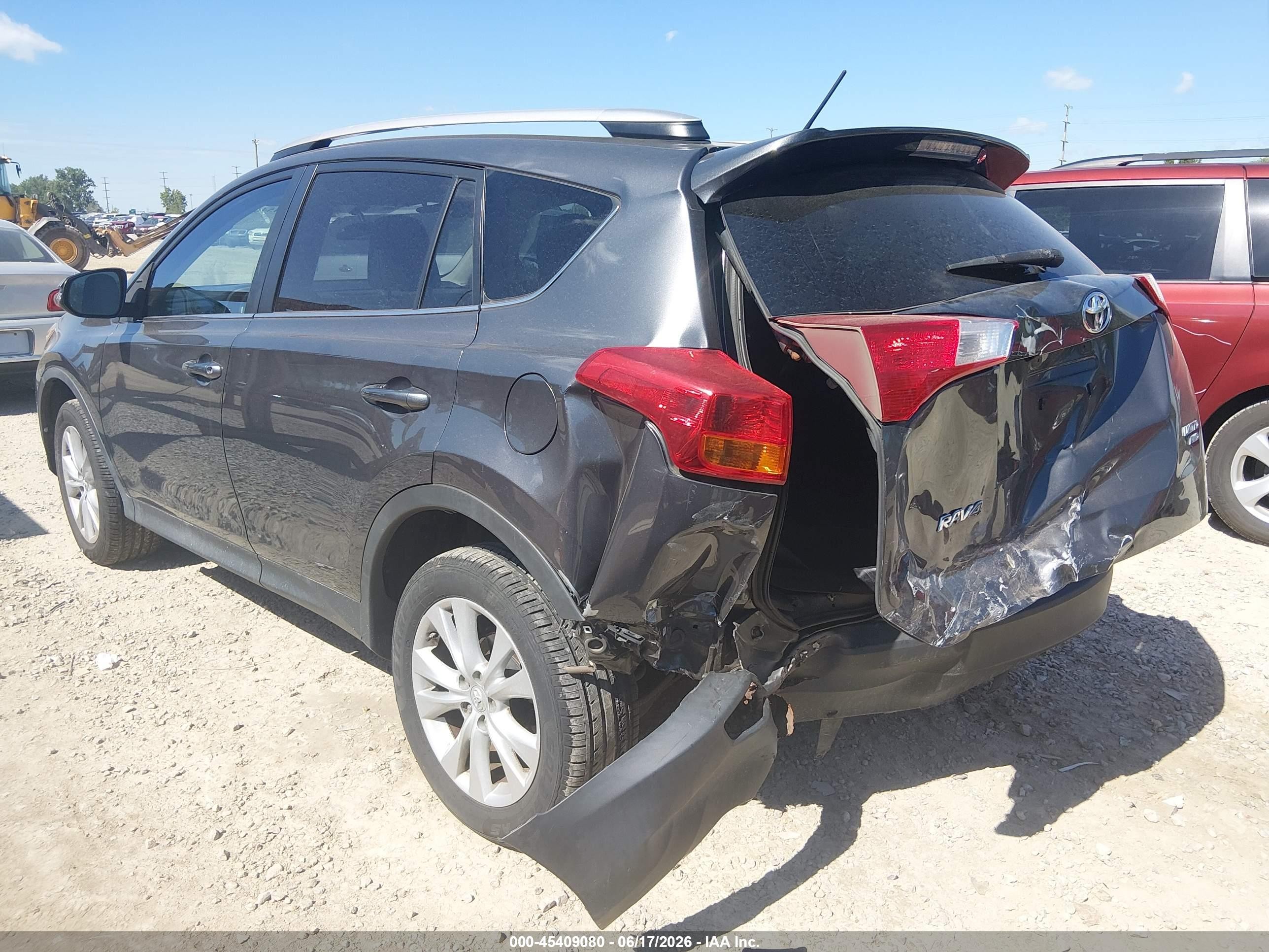 2013 Toyota Rav4 Limited Black vin: 2T3DFREV8DW029045