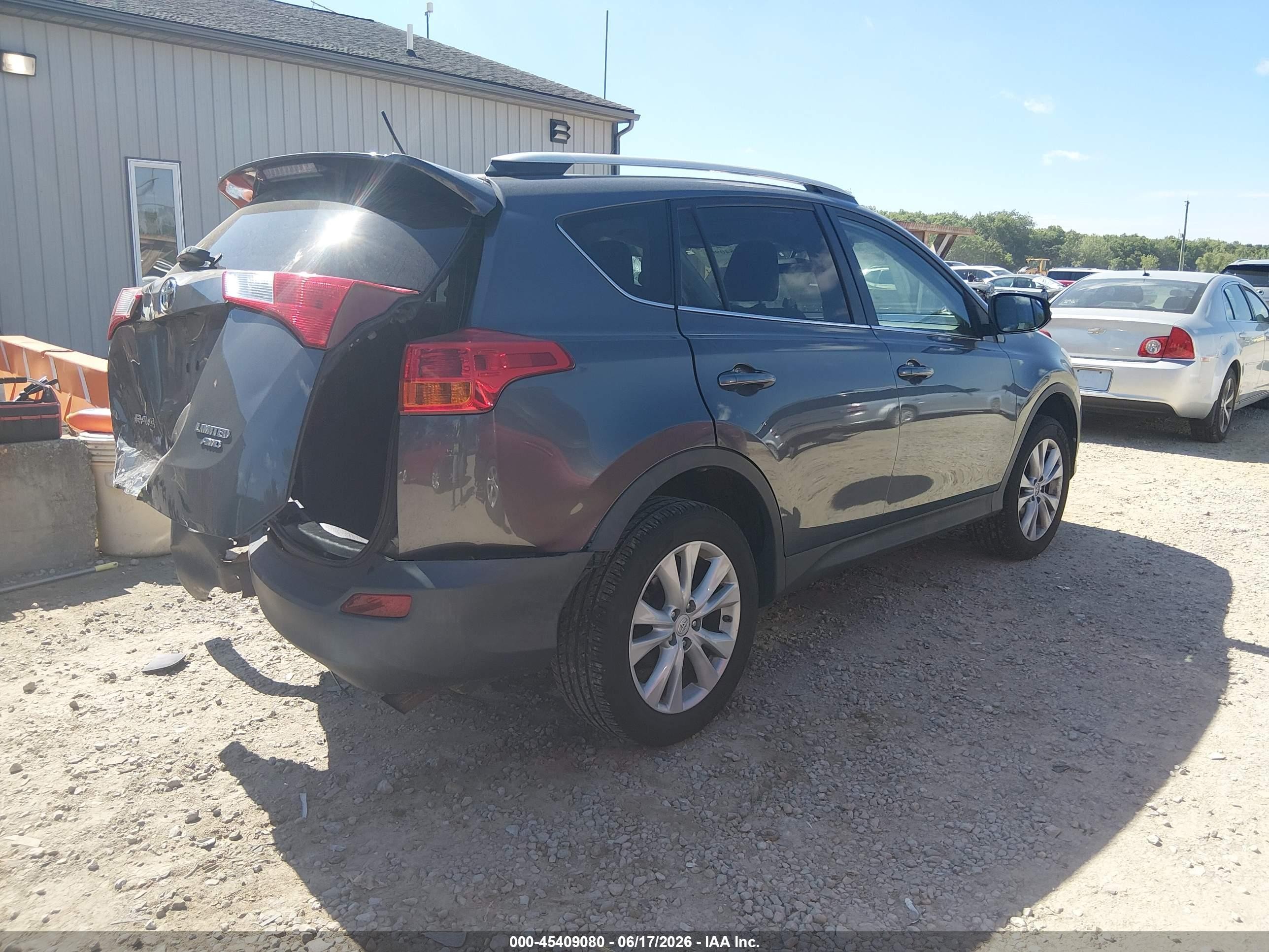 2013 Toyota Rav4 Limited Black vin: 2T3DFREV8DW029045