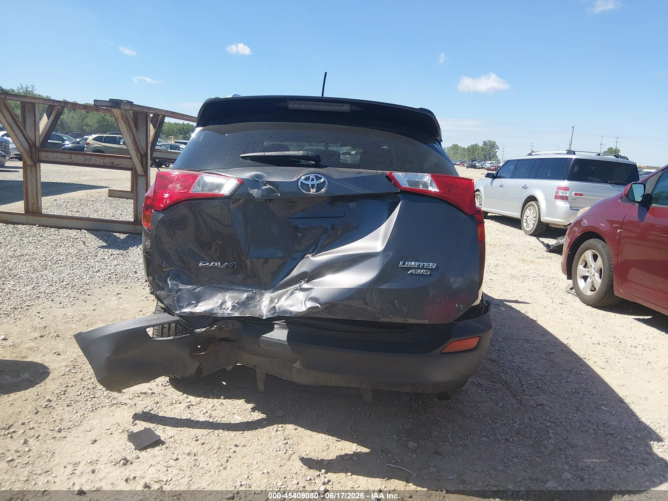 2013 Toyota Rav4 Limited Black vin: 2T3DFREV8DW029045