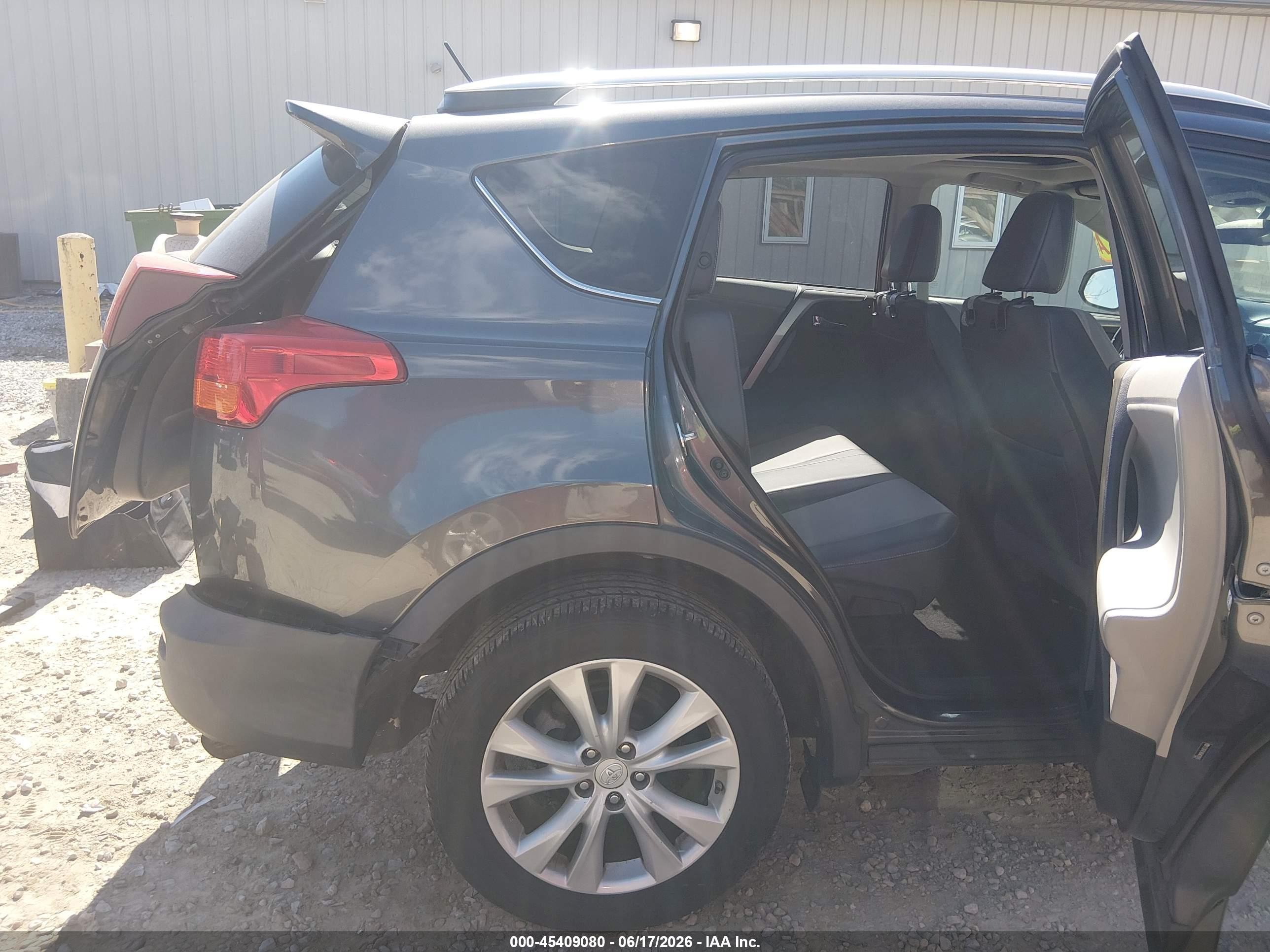 2013 Toyota Rav4 Limited Black vin: 2T3DFREV8DW029045