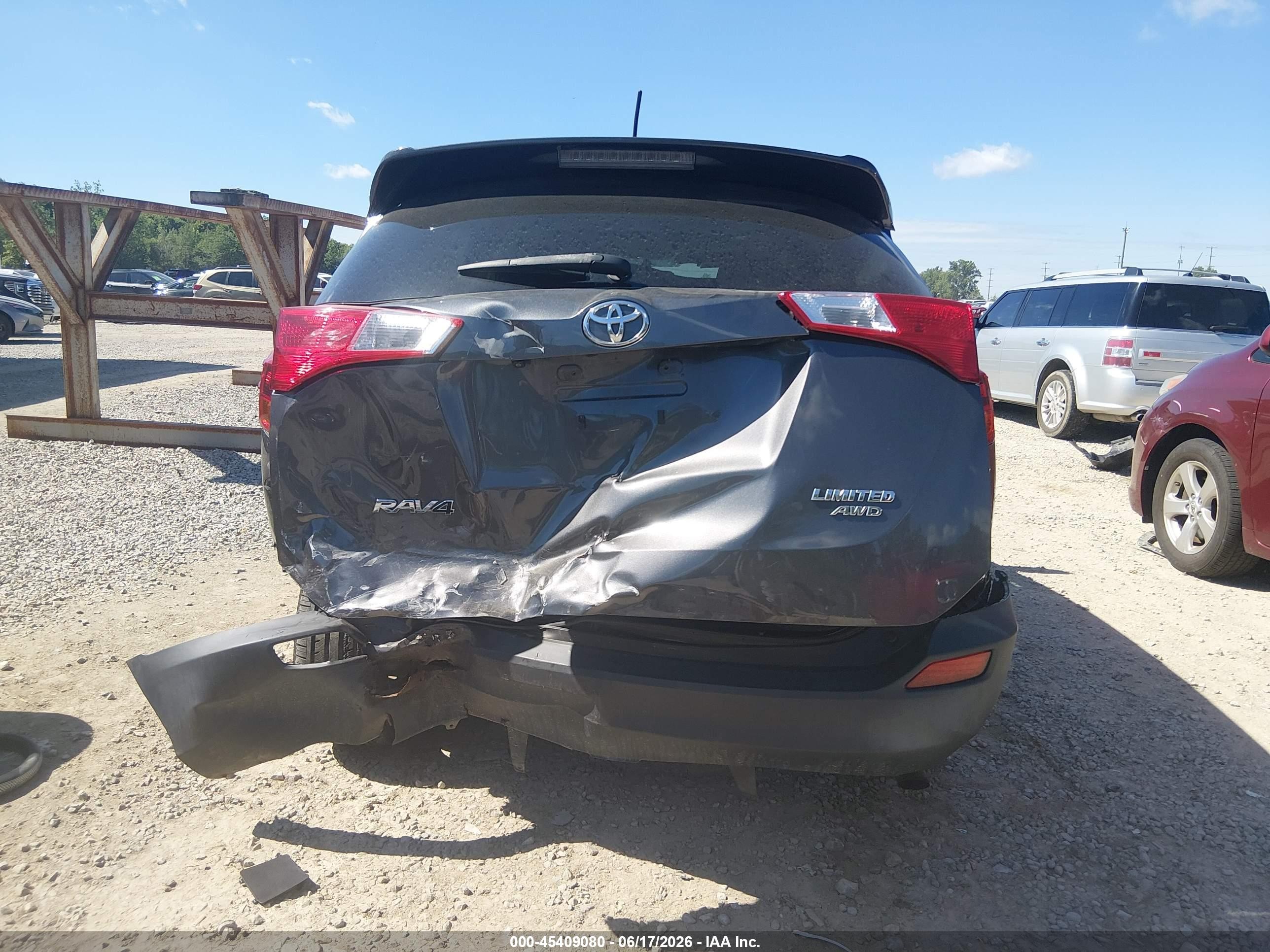 2013 Toyota Rav4 Limited Black vin: 2T3DFREV8DW029045
