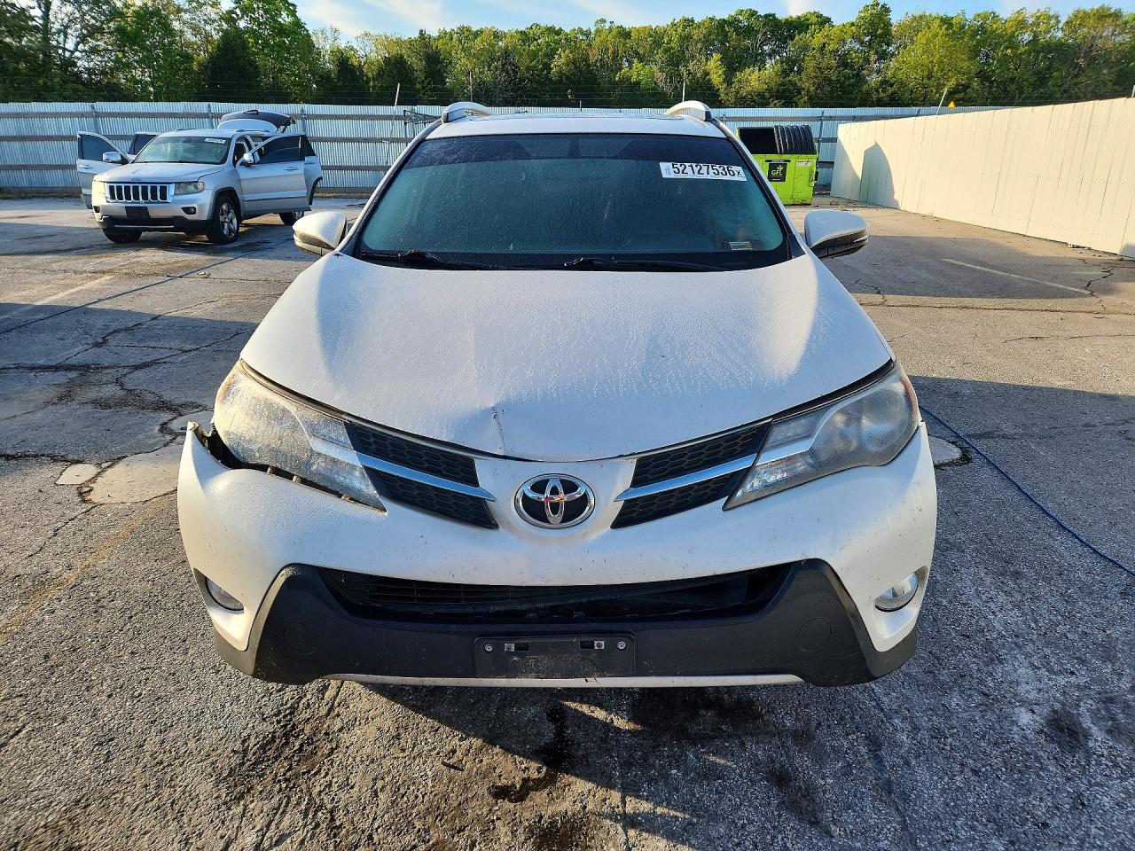 2013 Toyota Rav4 Limited White vin: 2T3DFREV8DW039266