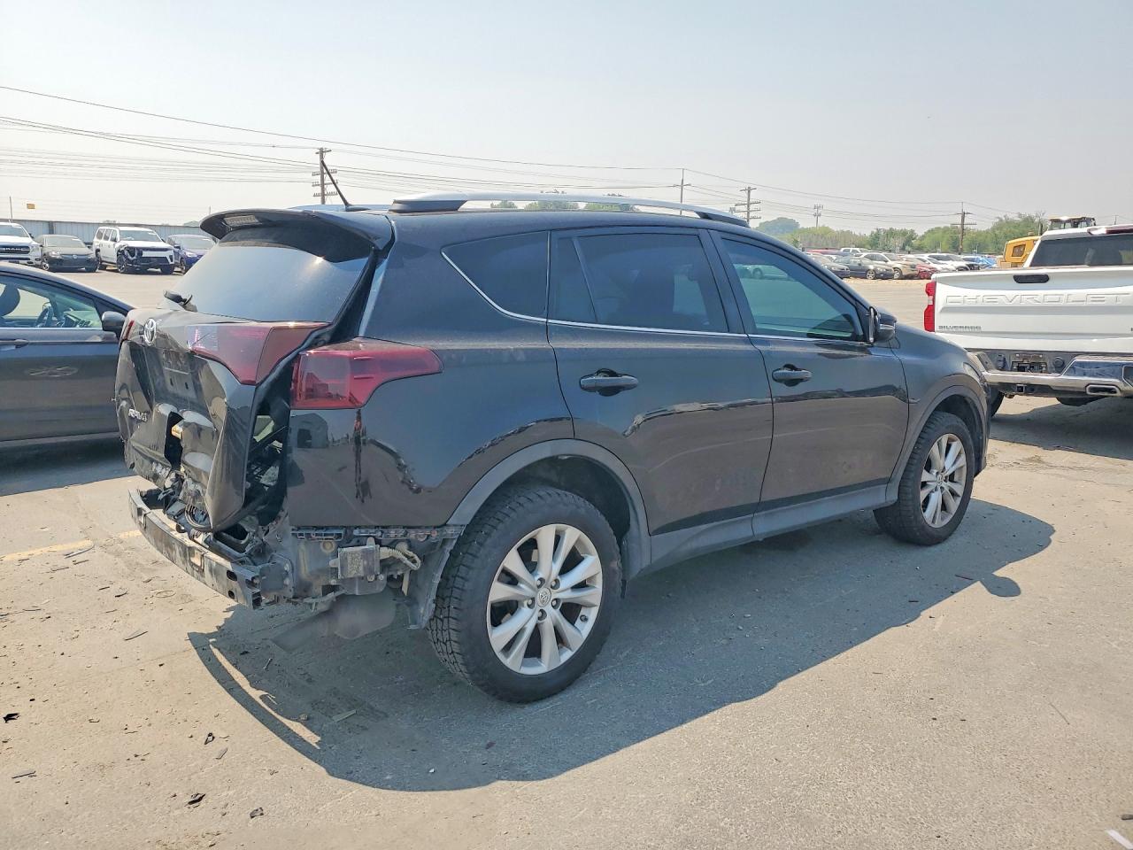 2013 Toyota Rav4 Limited Black vin: 2T3DFREV8DW047481