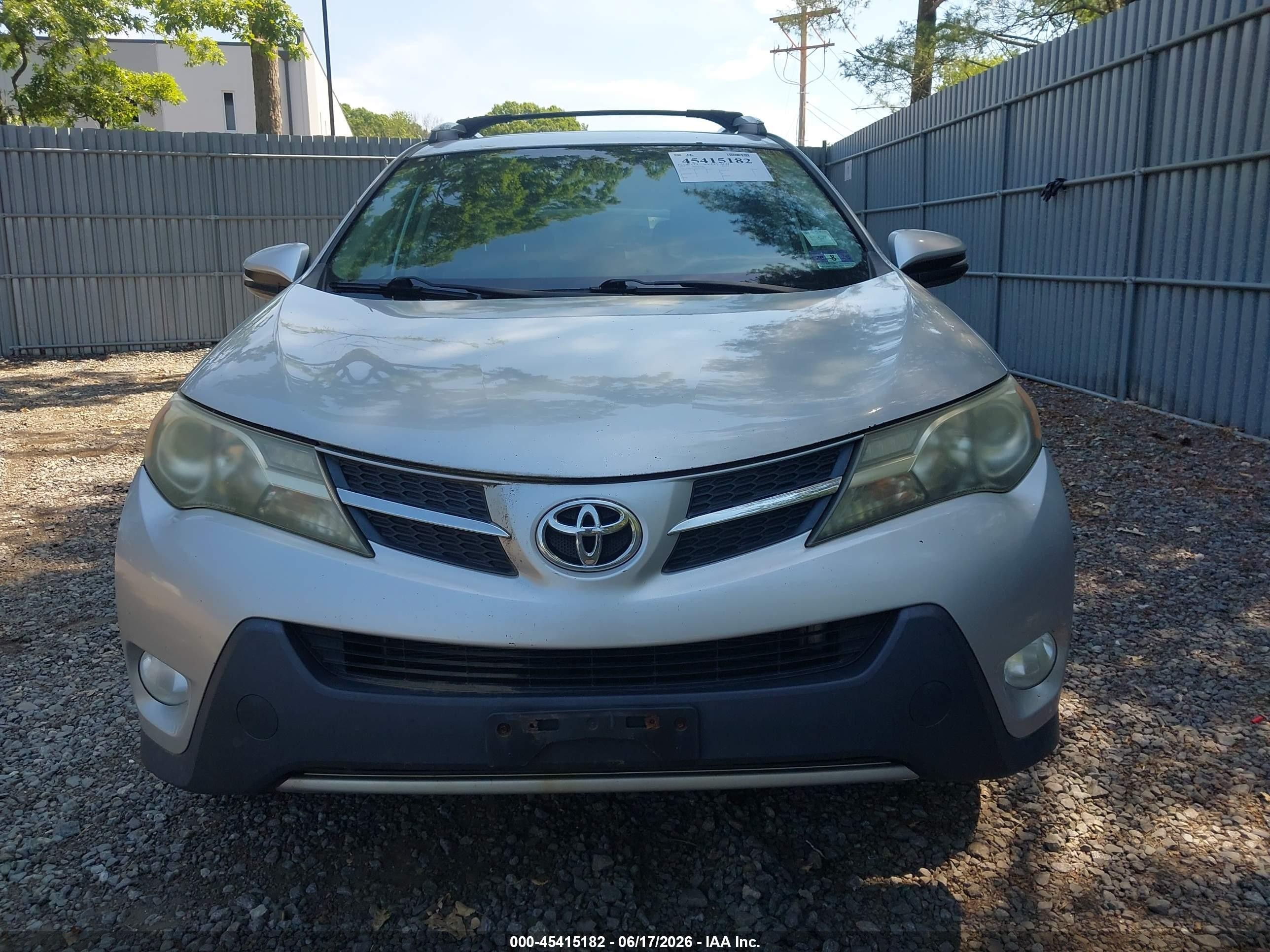 2013 Toyota Rav4 Limited Silver vin: 2T3DFREV8DW073496