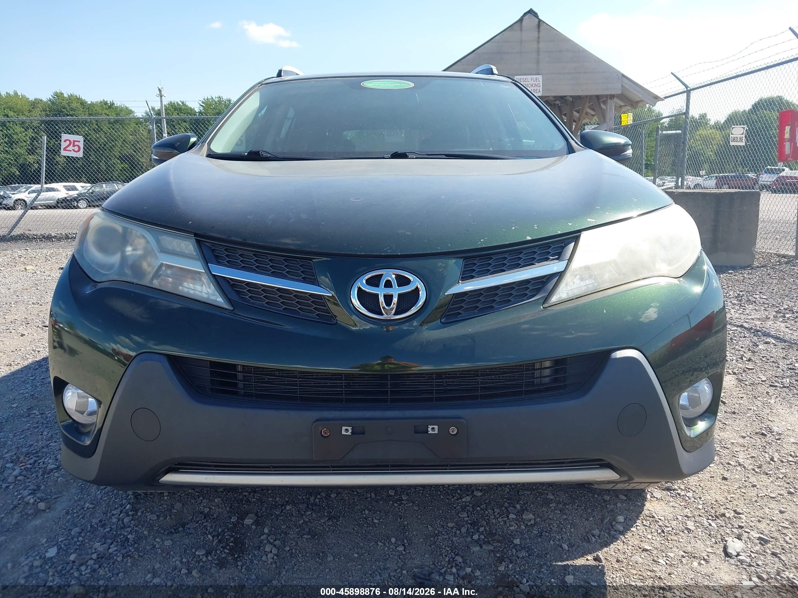 2013 Toyota Rav4 Limited Green vin: 2T3DFREV8DW078732