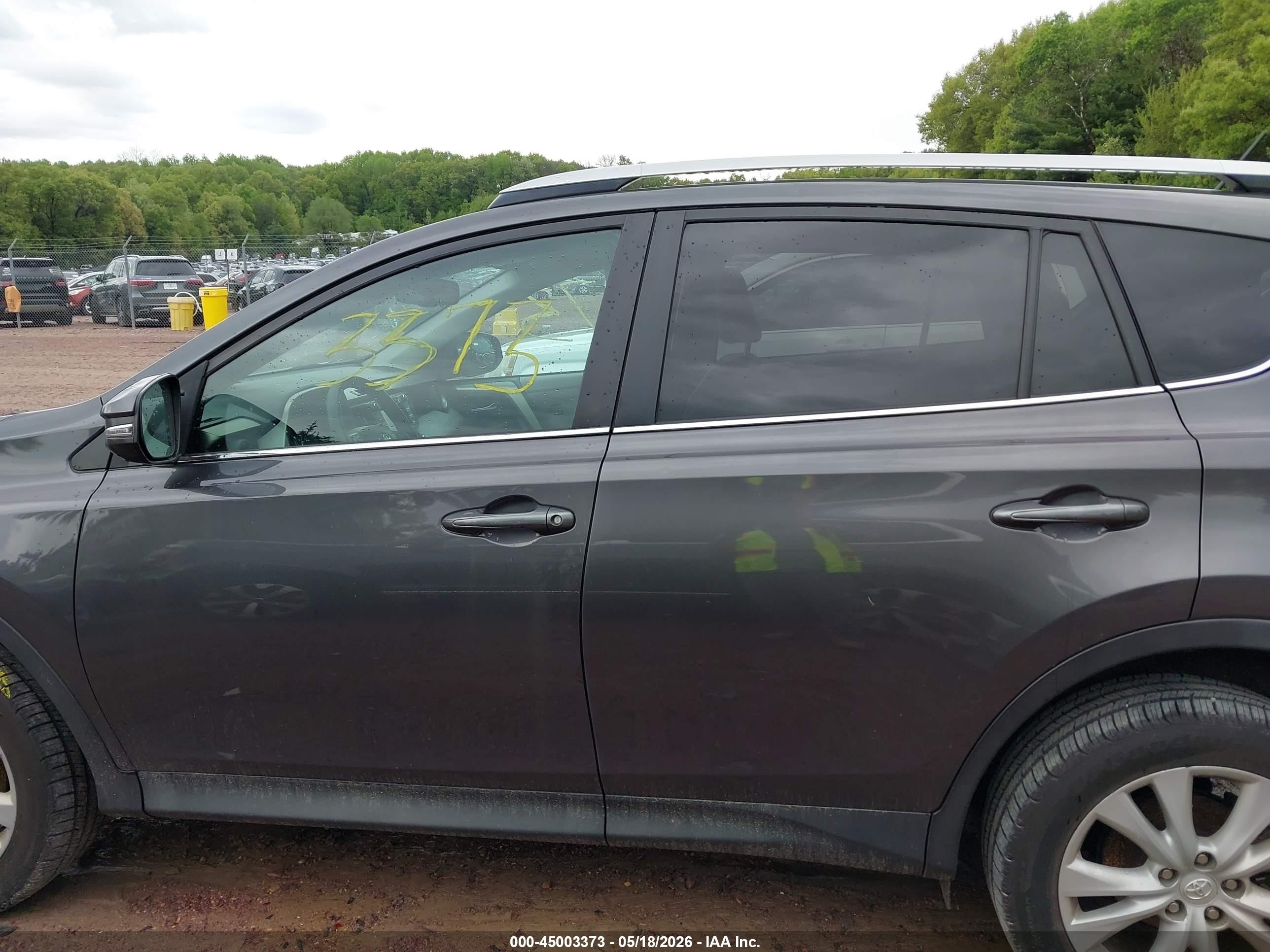 2013 Toyota Rav4 Limited Gray vin: 2T3DFREV8DW090444