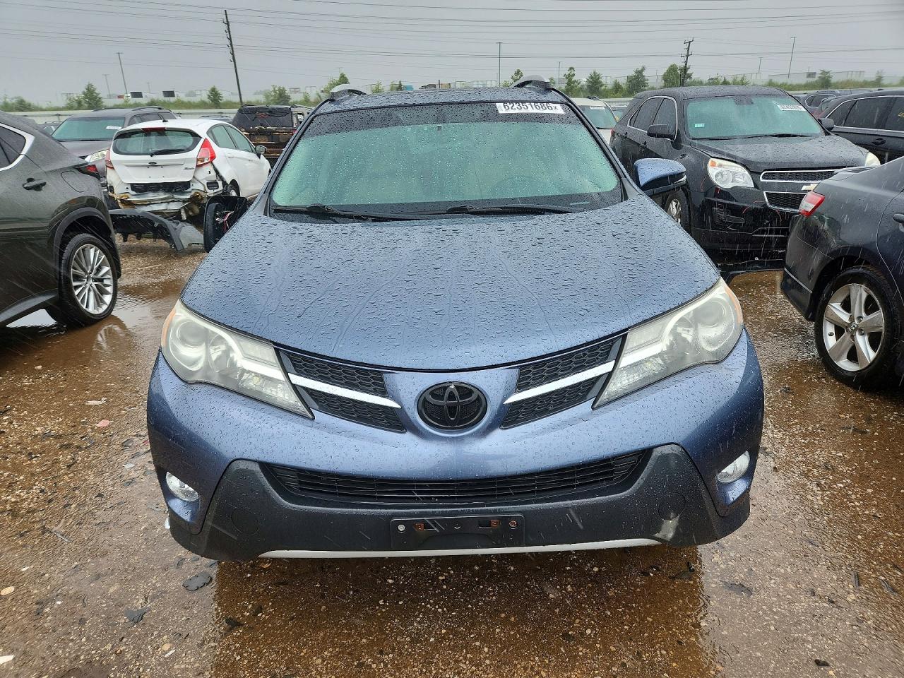 2013 Toyota Rav4 Limited Blue vin: 2T3DFREV8DW097622