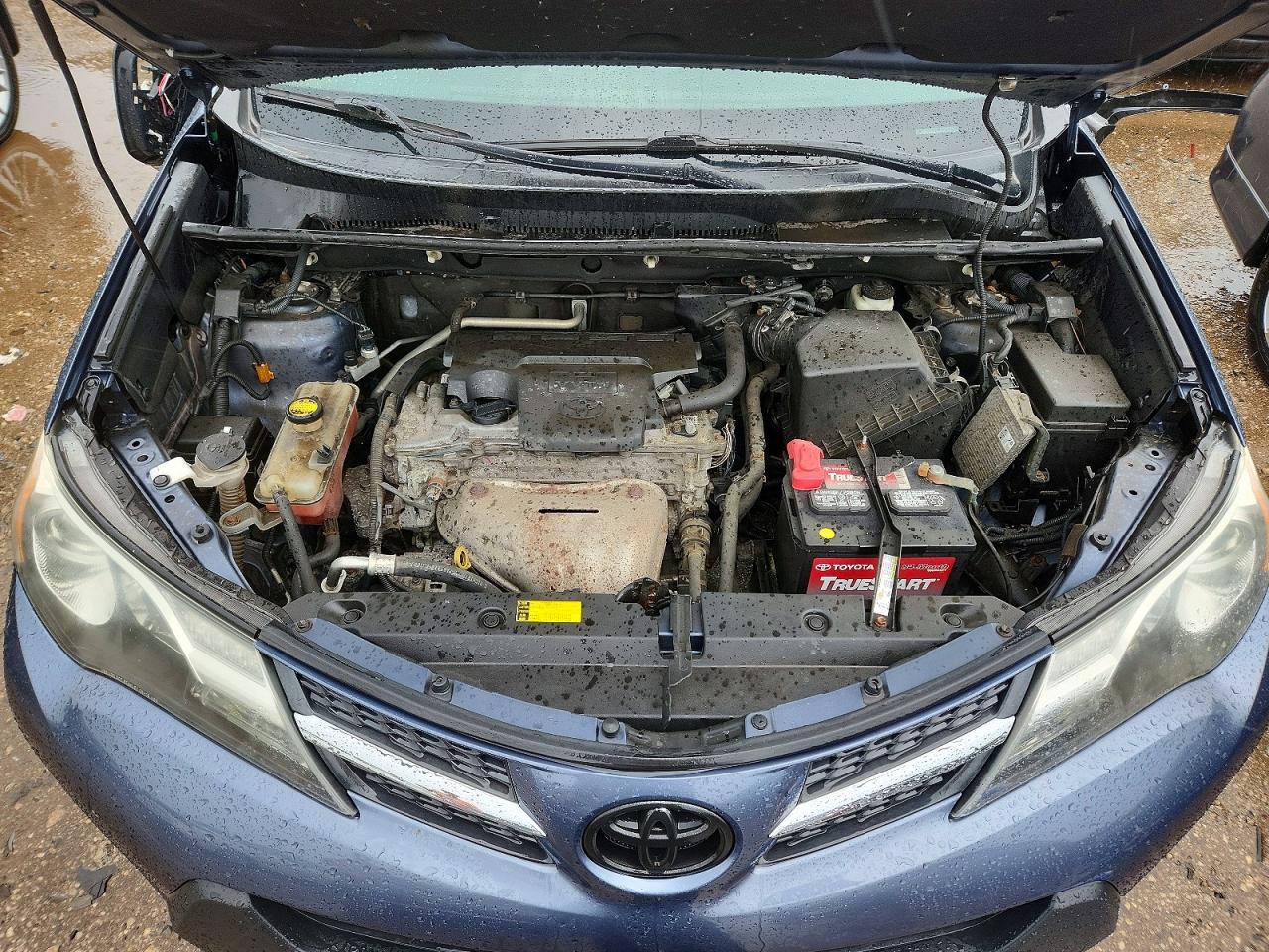 2013 Toyota Rav4 Limited Blue vin: 2T3DFREV8DW097622