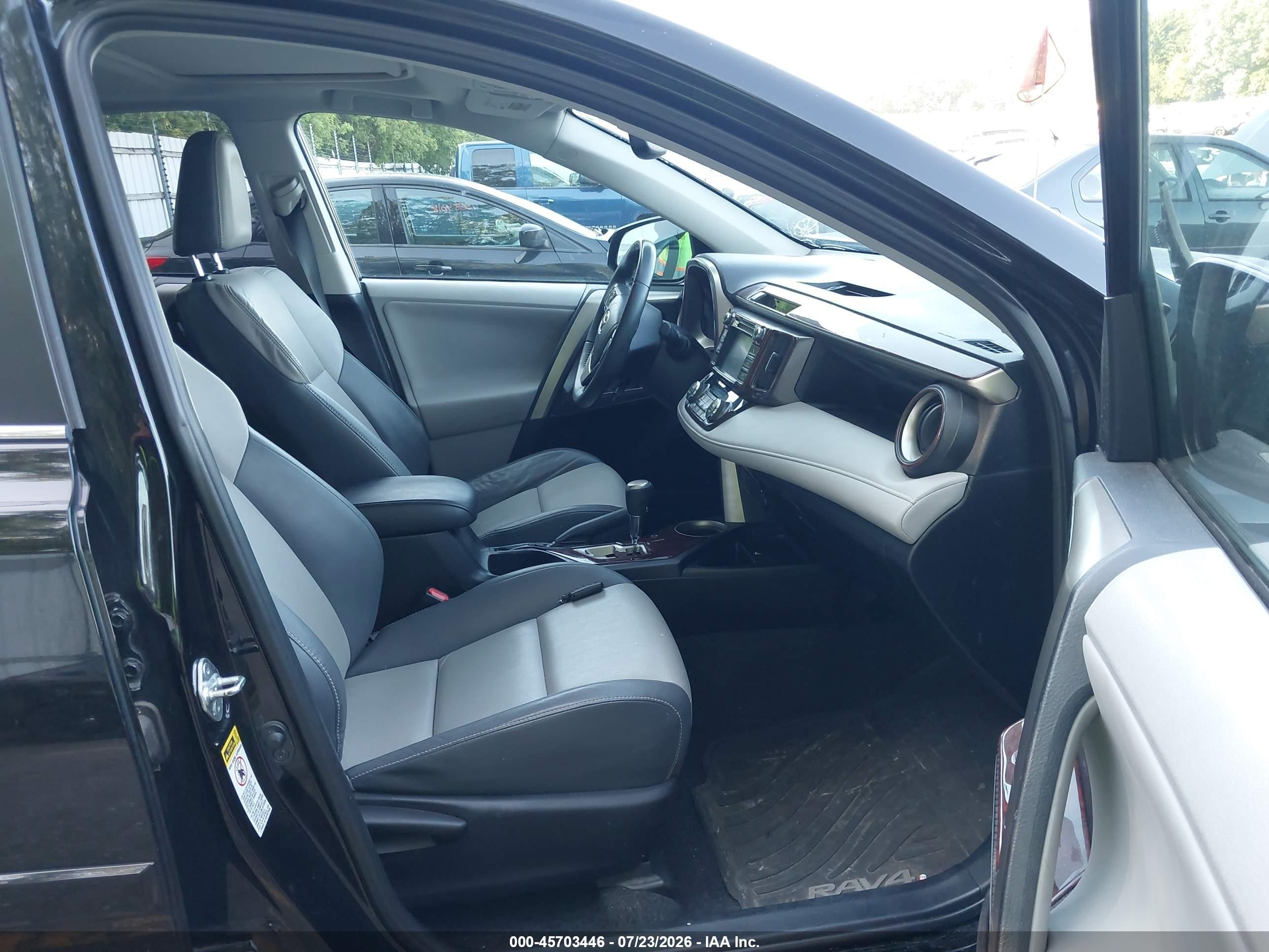 2013 Toyota Rav4 Limited Black vin: 2T3DFREV8DW119747