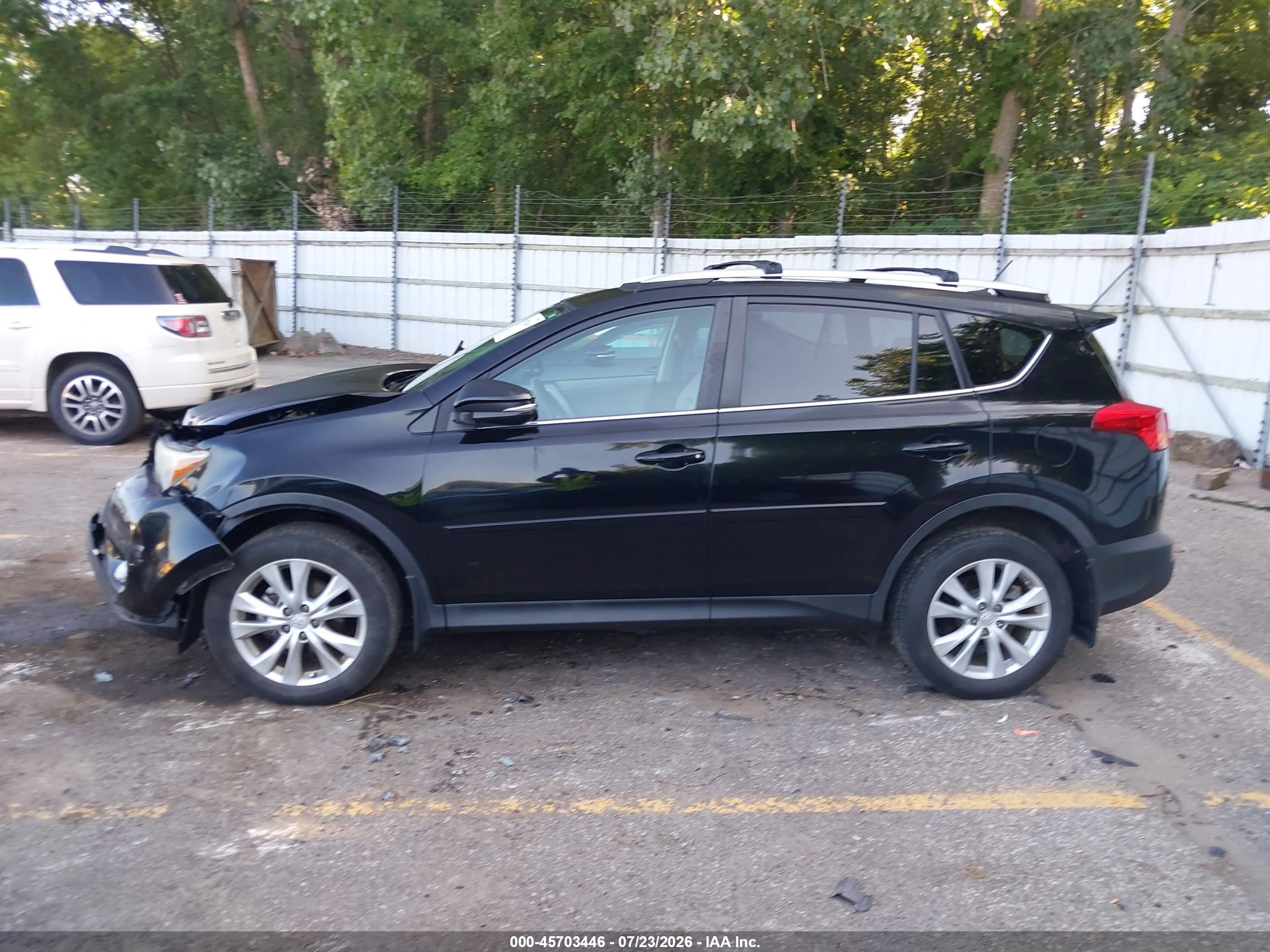2013 Toyota Rav4 Limited Black vin: 2T3DFREV8DW119747