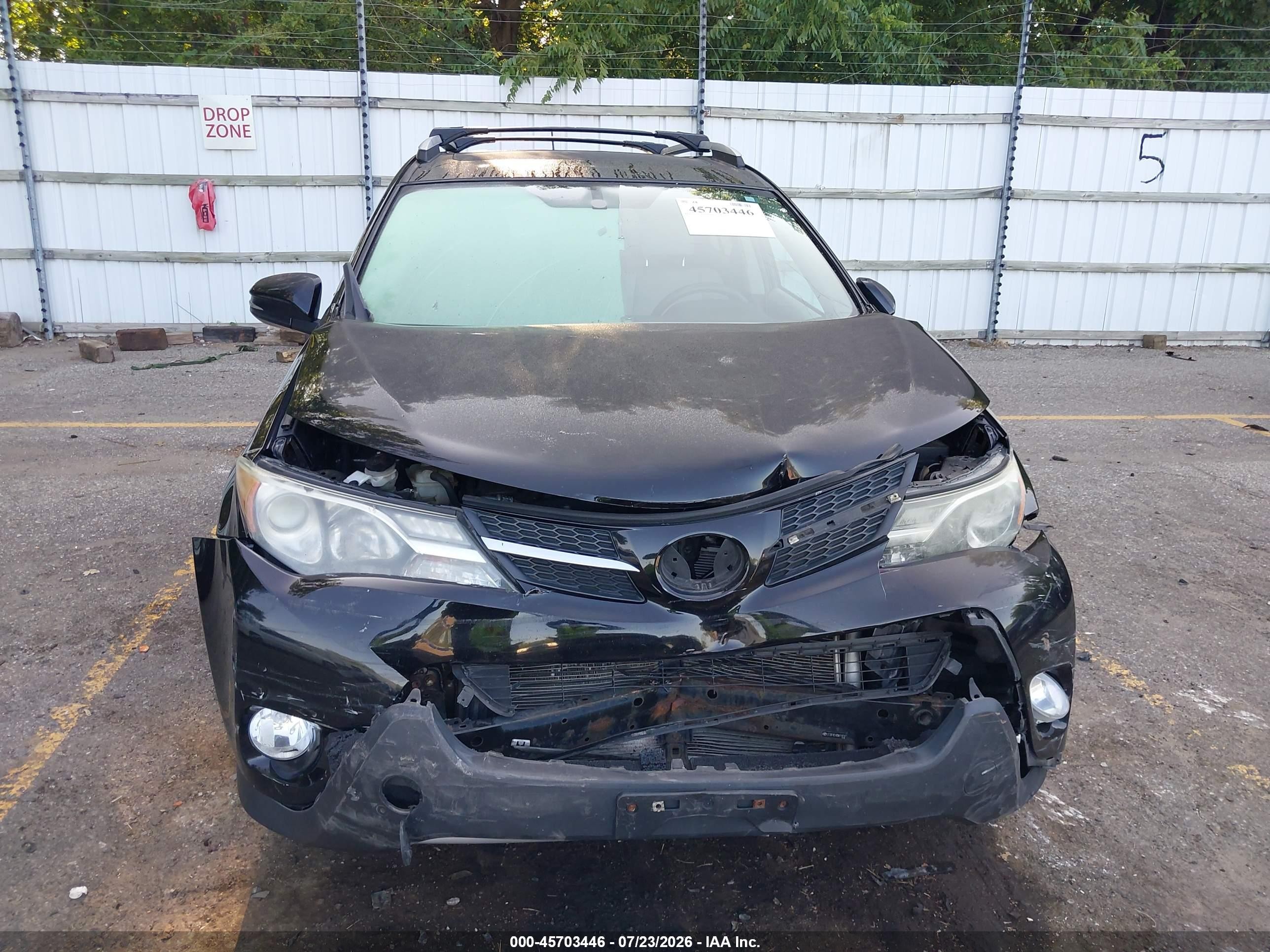 2013 Toyota Rav4 Limited Black vin: 2T3DFREV8DW119747