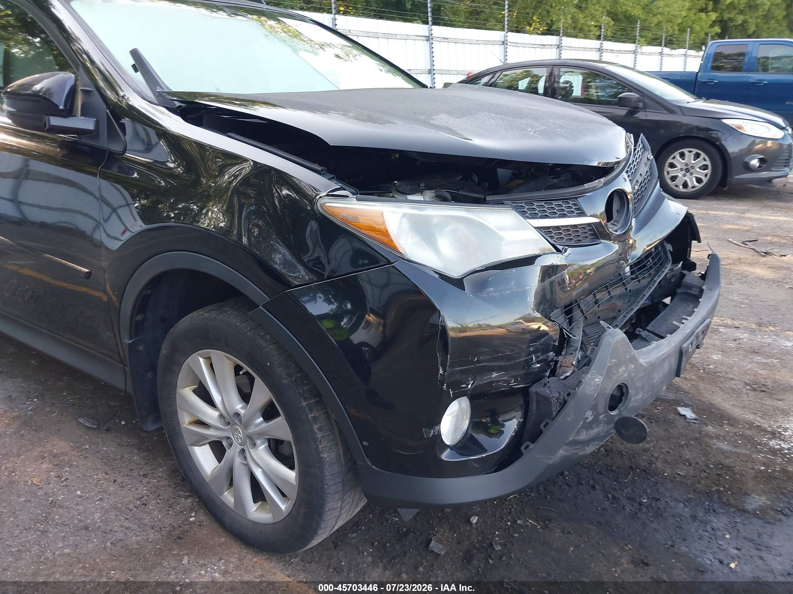 2013 Toyota Rav4 Limited Black vin: 2T3DFREV8DW119747