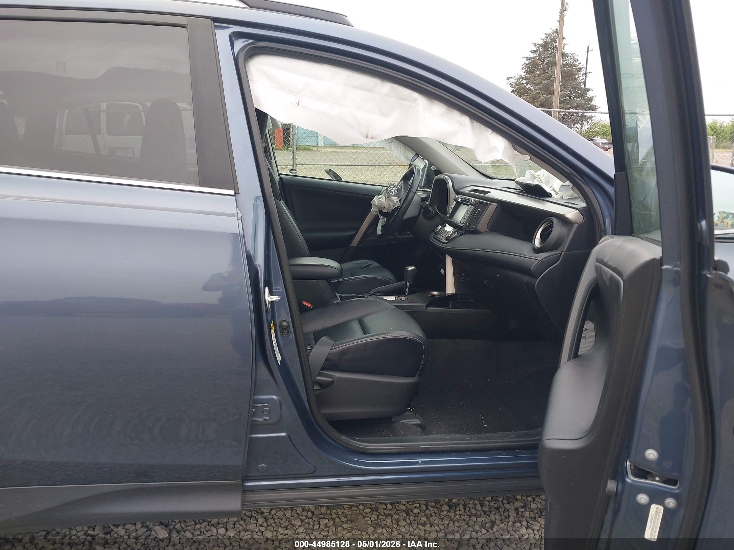 2014 Toyota Rav4 Limited Синий vin: 2T3DFREV8EW126330